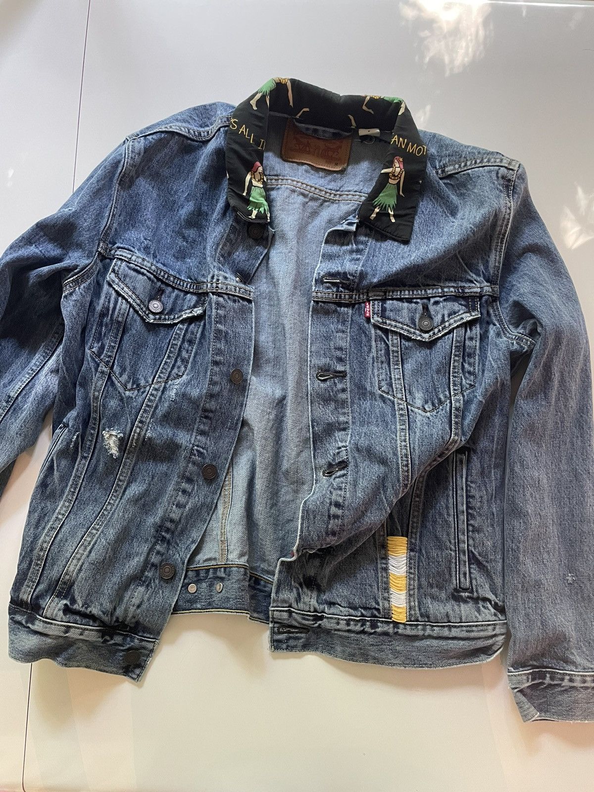 Levi's × Levi's Vintage Clothing 💥💥 Vintage Denim Jacket w/ Hawaii Detailing Size US M / EU 48-50 / 2 - 1 Thumbnail