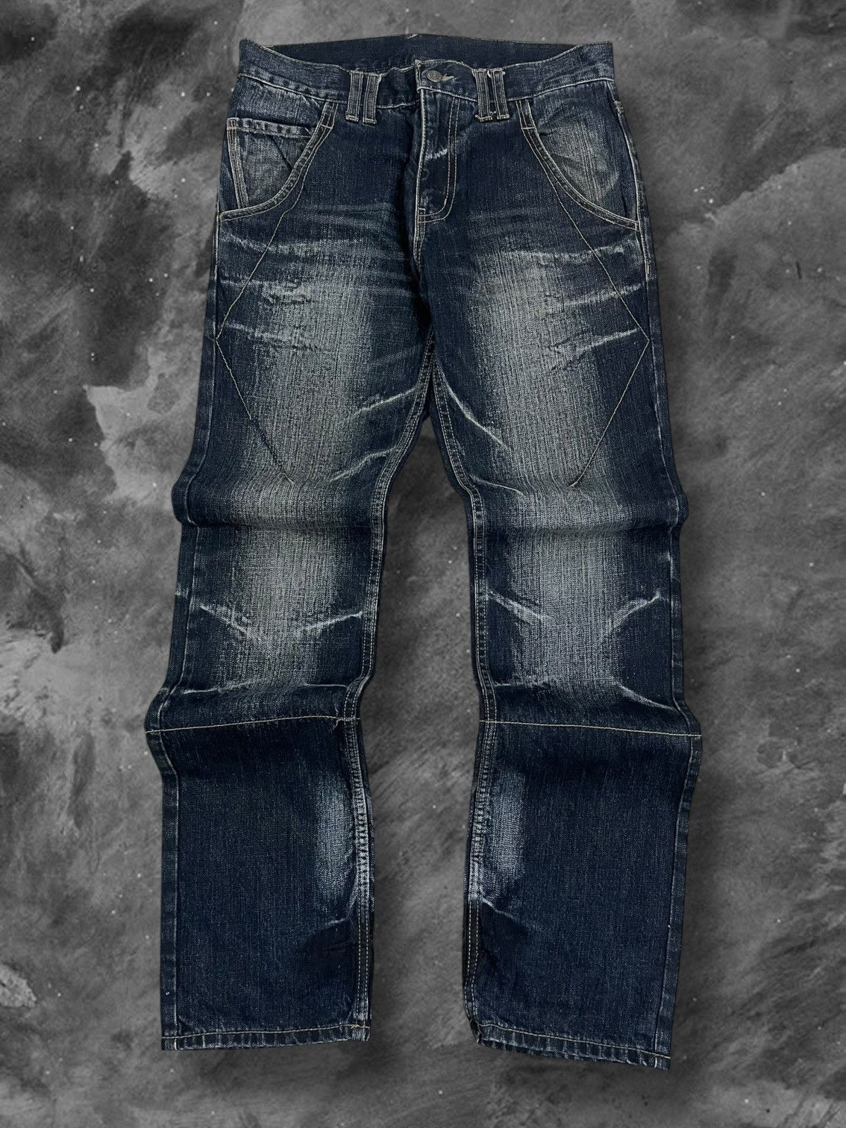 PPFM Vintage 1990s Og Designer PPFM Iconic Distressed Denim Size US 30 / EU 46 - 1 Thumbnail