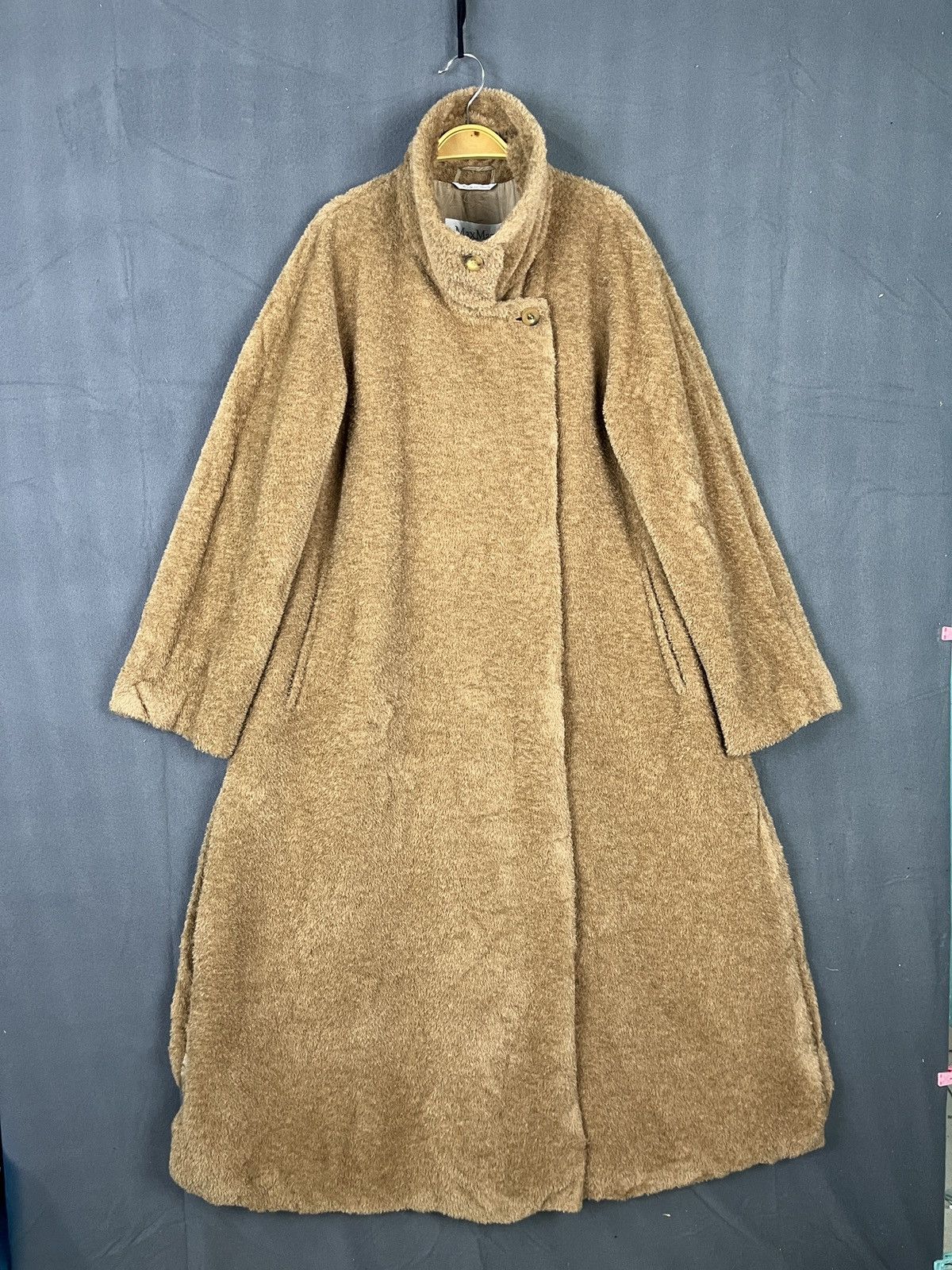 Max Mara Max Mara Vintage Alpaca Wool Long Coat Size XS / US 0-2 / IT 36-38 - 3 Thumbnail