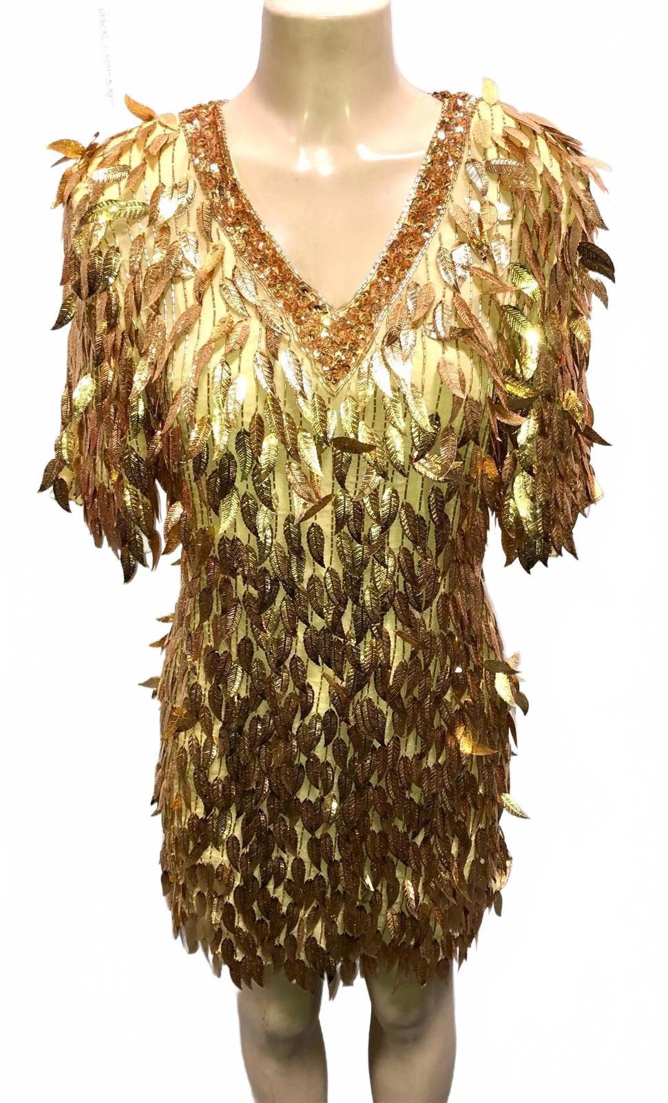 Other Sequined Dress Gold size 2 Size XS / US 0-2 / IT 36-38 - 1 Thumbnail