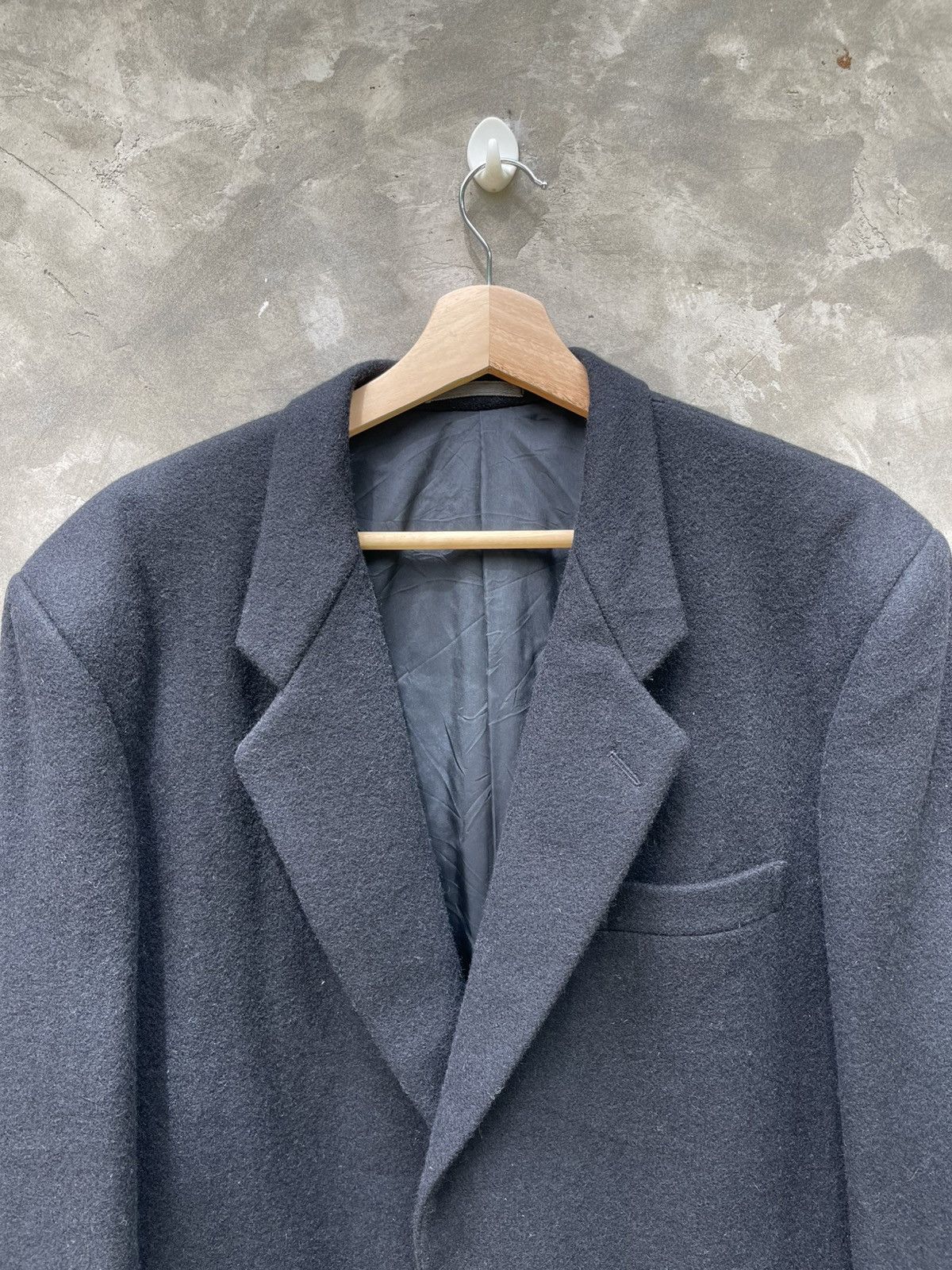 Comme des Garcons Vintage Comme Des Garcons Homme Wool Blazer Jacket Size US M / EU 48-50 / 2 - 6 Thumbnail