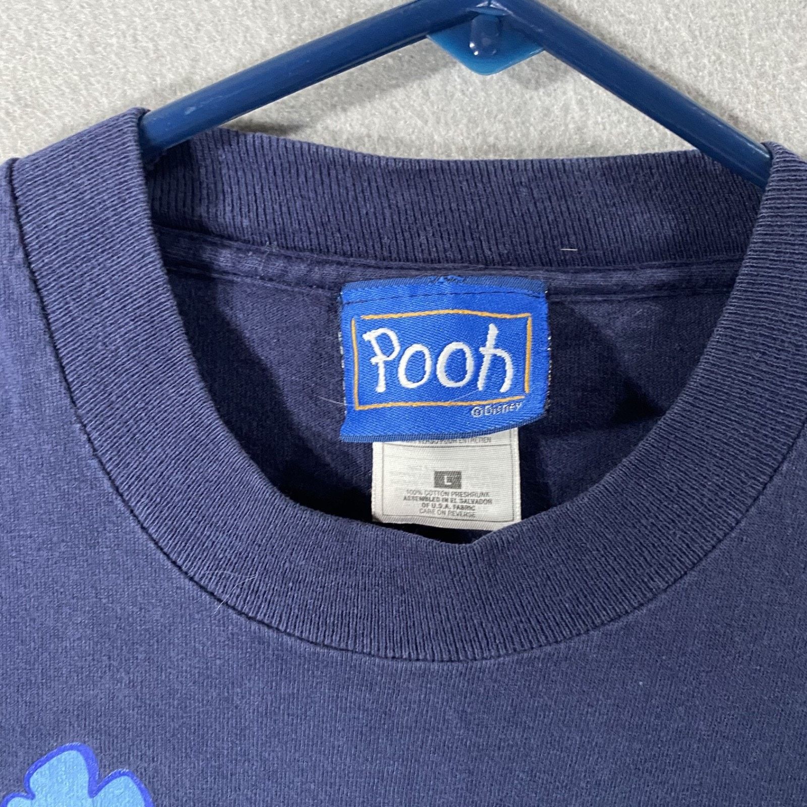 Disney Vtg Disney Winnie the Pooh Blue Floral Flower Shirt Large Size US L / EU 52-54 / 3 - 4 Thumbnail