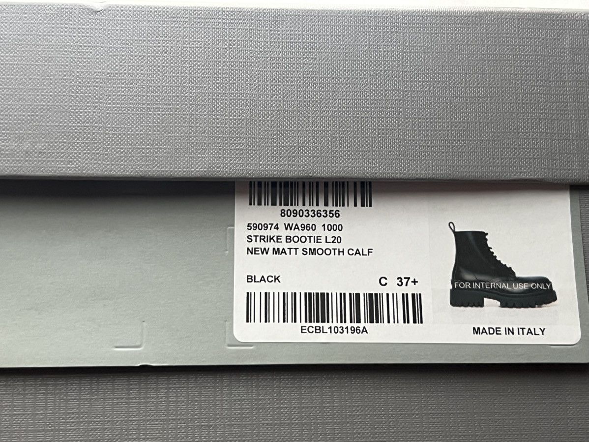 Balenciaga Balenciaga Strike Leather Boots Size US 7 / IT 37 - 9 Thumbnail