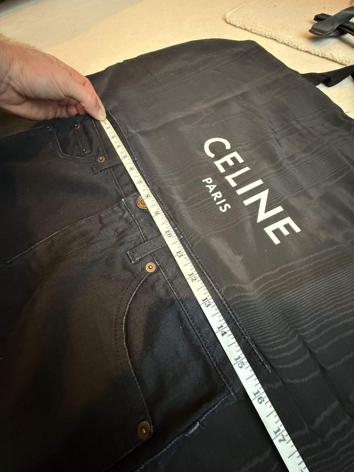 Saint Laurent Paris SS20 Saint Laurent BNWT black skinny jeans 31 slim denim Size US 31 - 2 Thumbnail