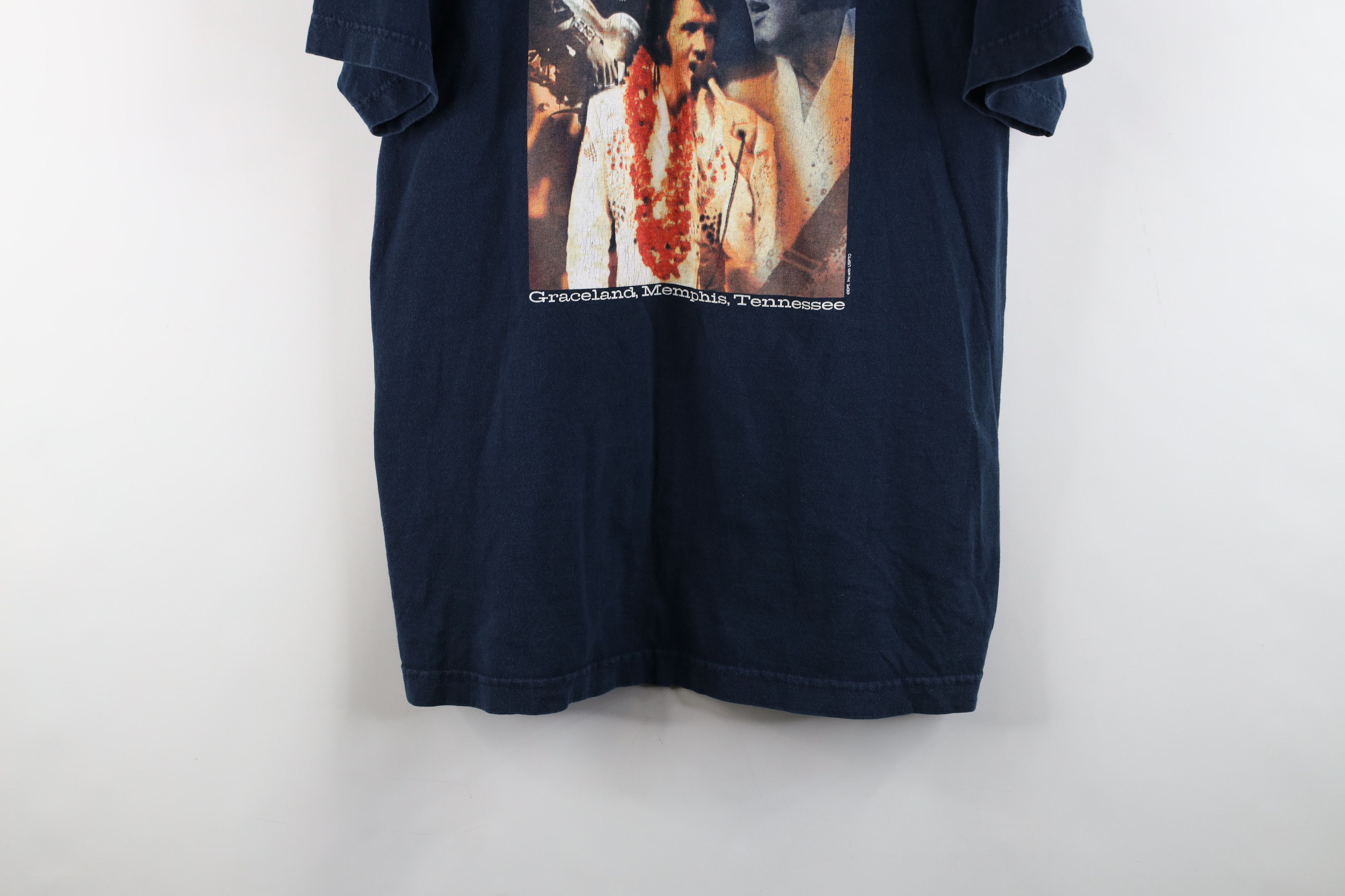 Vintage Vintage Y2K 2003 Spell Out Elvis Week Elvis Presley T-Shirt Size US L / EU 52-54 / 3 - 3 Thumbnail
