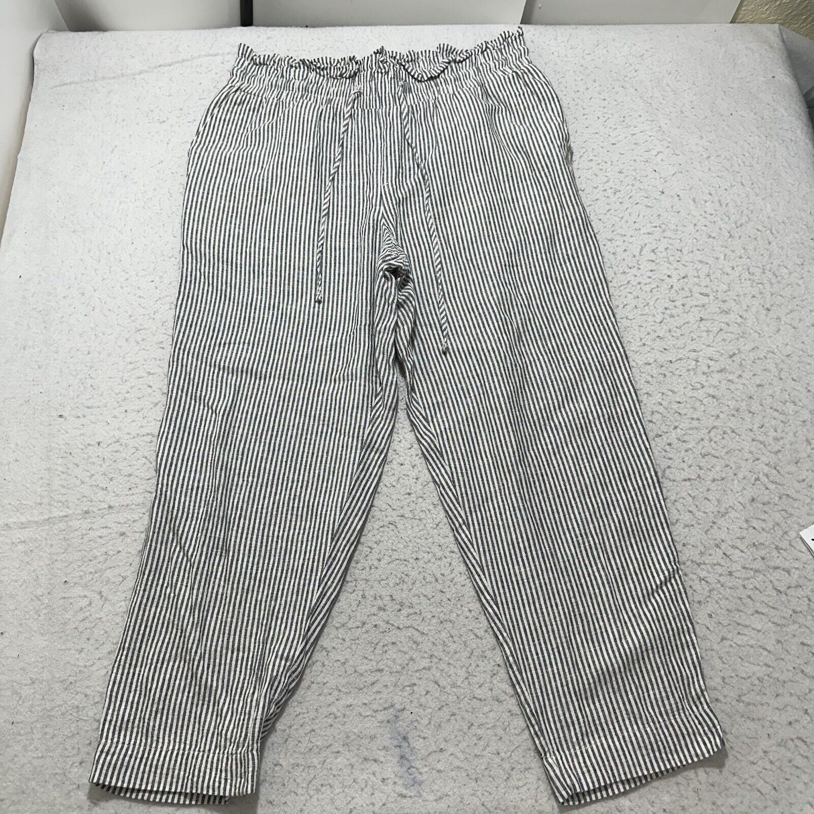 Other A New Day Large Linen High Rise Lightweight Pants Striped Size 34" / US 12 / IT 48 - 1 Thumbnail