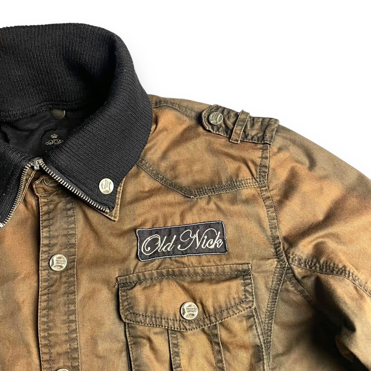 semanticdesign 🇯🇵 SEMANTIC DESIGN PUNK AVANT GARDE DOUBLE LAYER JACKET Size US L / EU 52-54 / 3 - 5 Thumbnail