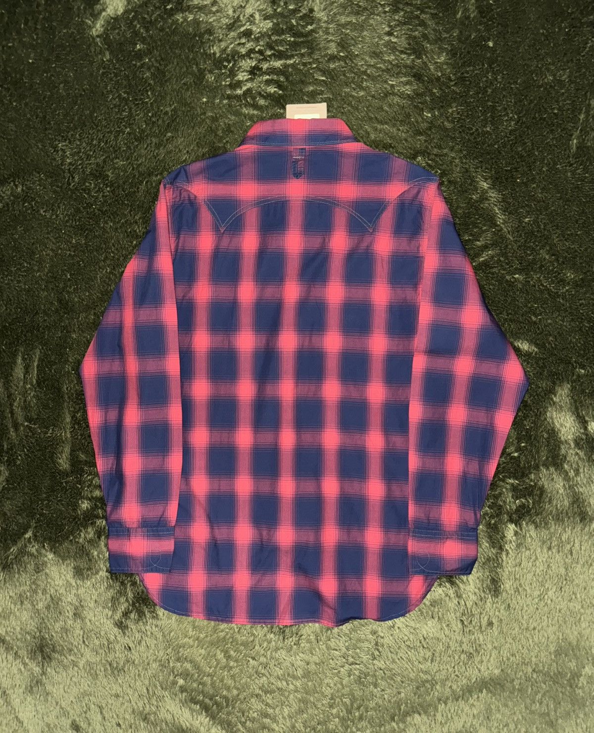 EASTLOGUE [M] Eastlogue Tartan Check Western Shirt Red/Navy Size US M / EU 48-50 / 2 - 7 Thumbnail