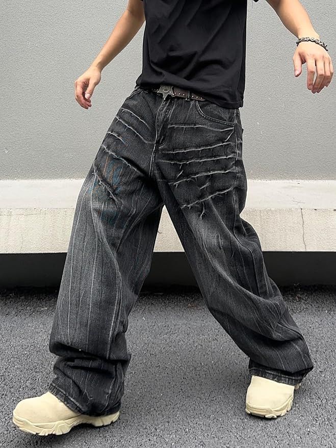 Japanese Brand (QUALITY) Opium Japanese streetwear inspired black jeans Size US 36 / EU 52 - 4 Thumbnail