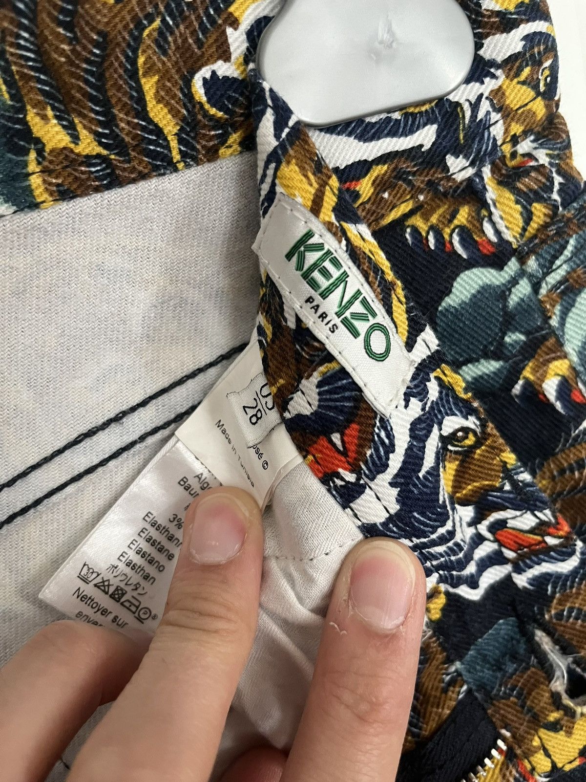 Kenzo Kenzo Flying Tiger Denim Jeans Size US 28 / EU 44 - 6 Thumbnail