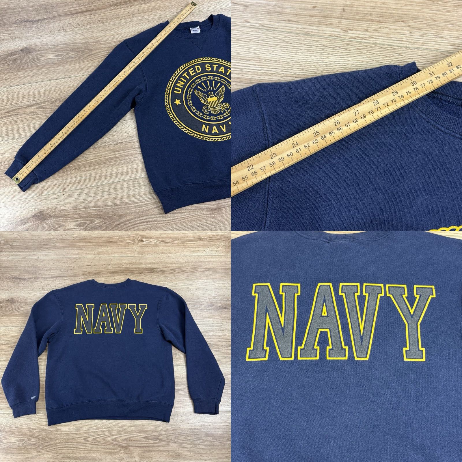 Soffe VINTAGE Soffe USA Crewneck Pullover Sweatshirt Men’s M Blue Size US M / EU 48-50 / 2 - 8 Thumbnail