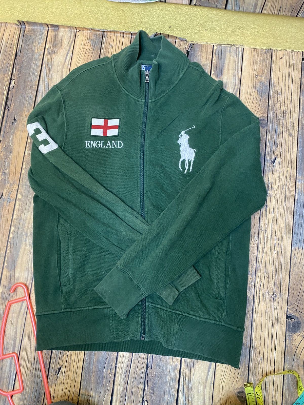 Polo Ralph Lauren × Vintage Vintage polo ralph lauren england no3 zipper sweatshirt Size US L / EU 52-54 / 3 - 5 Thumbnail