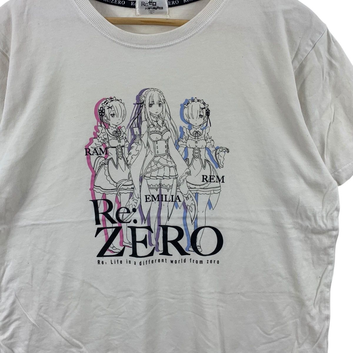 Anime ANIME RE:ZERO Starting Life In Another World Manga Tee Shirt Size US L / EU 52-54 / 3 - 5 Thumbnail