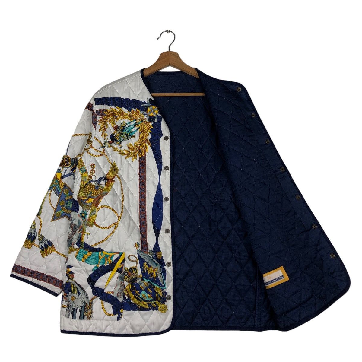 Japanese Brand 🔥Vintage Heavy Art Design Quilted Jacket Motomachi Japan Size US M / EU 48-50 / 2 - 12 Thumbnail