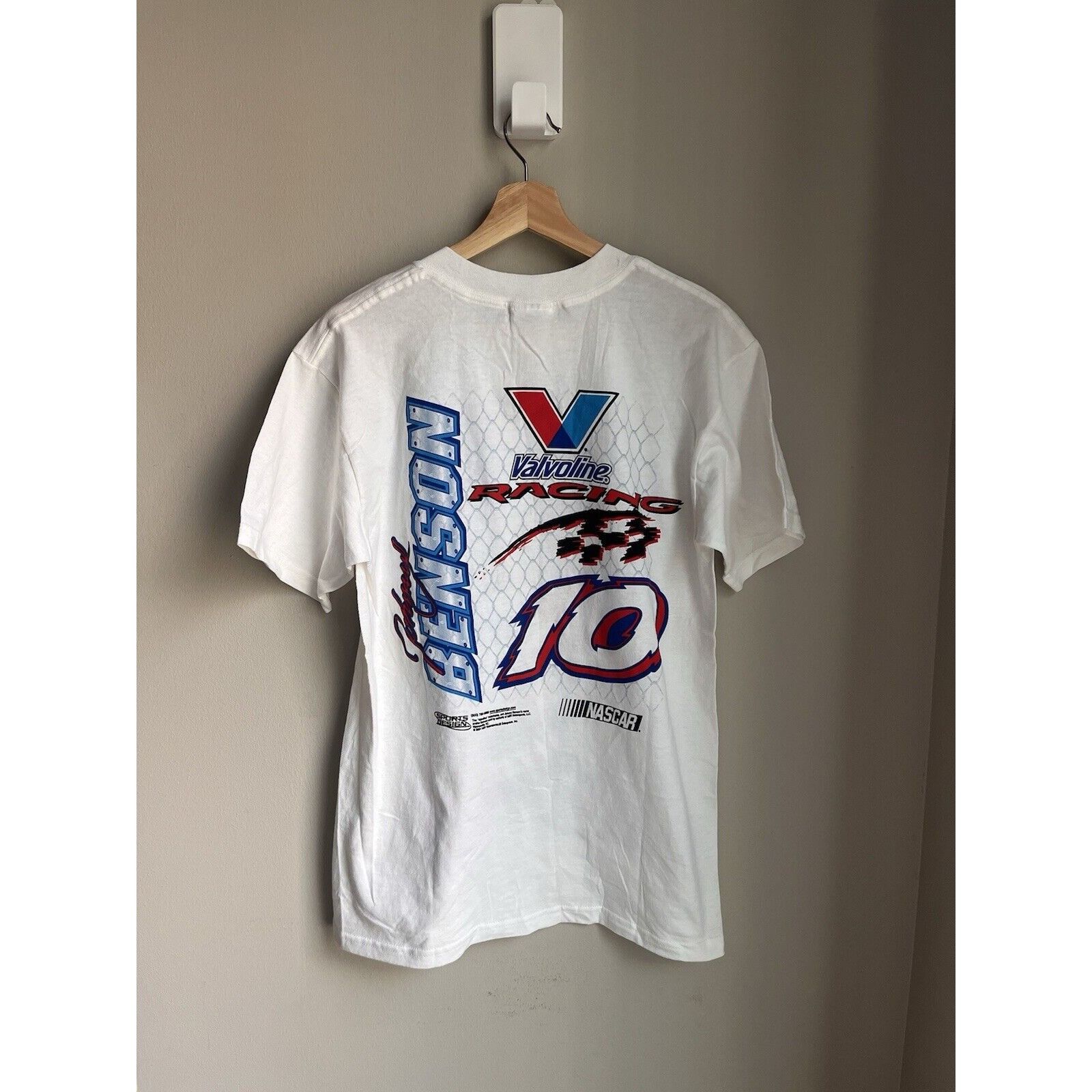 NASCAR VINTAGE NASCAR JOHNNY BENSON #10 VALVOLINE RACING MEDIUM 90S Size US M / EU 48-50 / 2 - 2 Thumbnail
