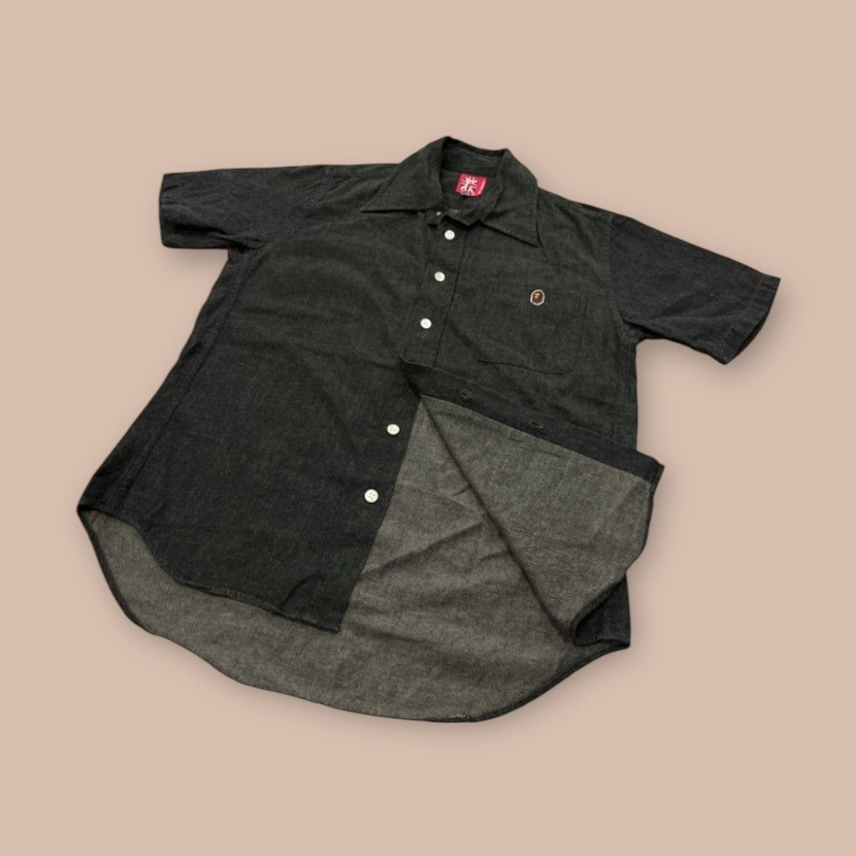 Bape OG 90’s BAPE Black Denim Button up shirt Size US XS / EU 42 / 0 - 3 Thumbnail
