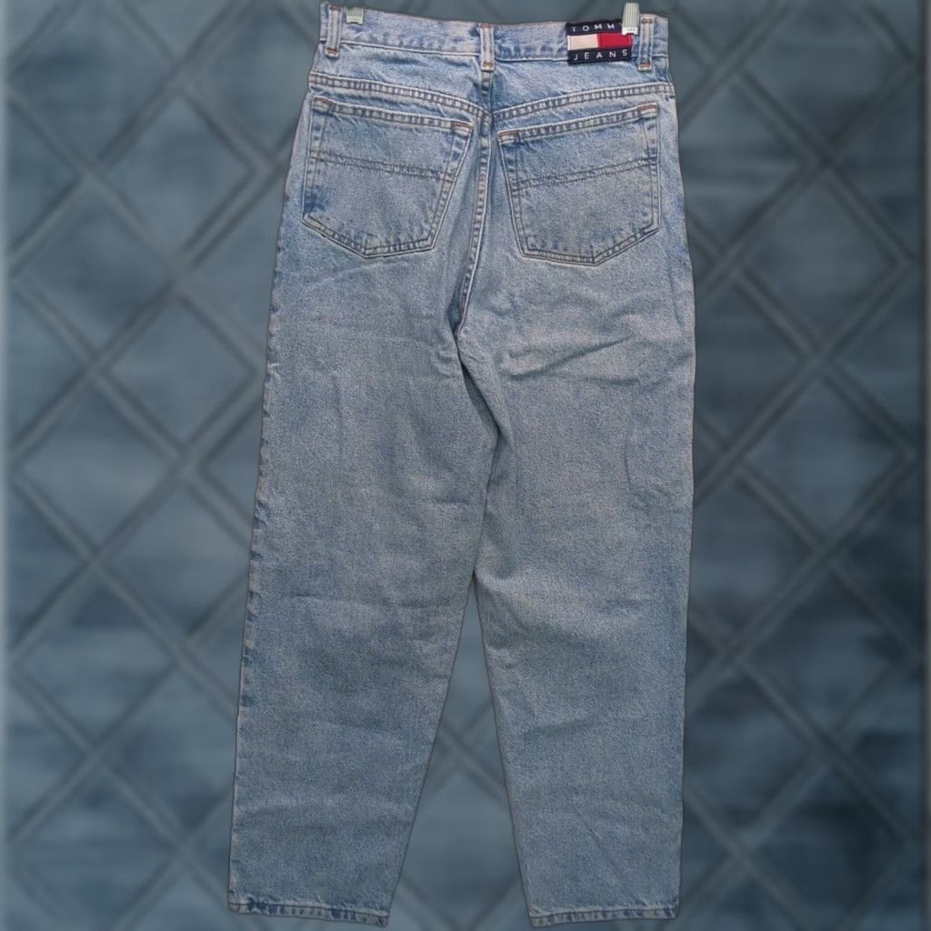 Tommy Hilfiger VTG Tommy Hilfiger Jeans Womens 16 Blue Perfect Jean Straight Mid-Rise Y2K - Tommy Hilfiger Jeans - Women - 16 - Denim - 5-Pocket - Blue - Vintage Size 38" / US 16 / IT 52 - 1 Thumbnail