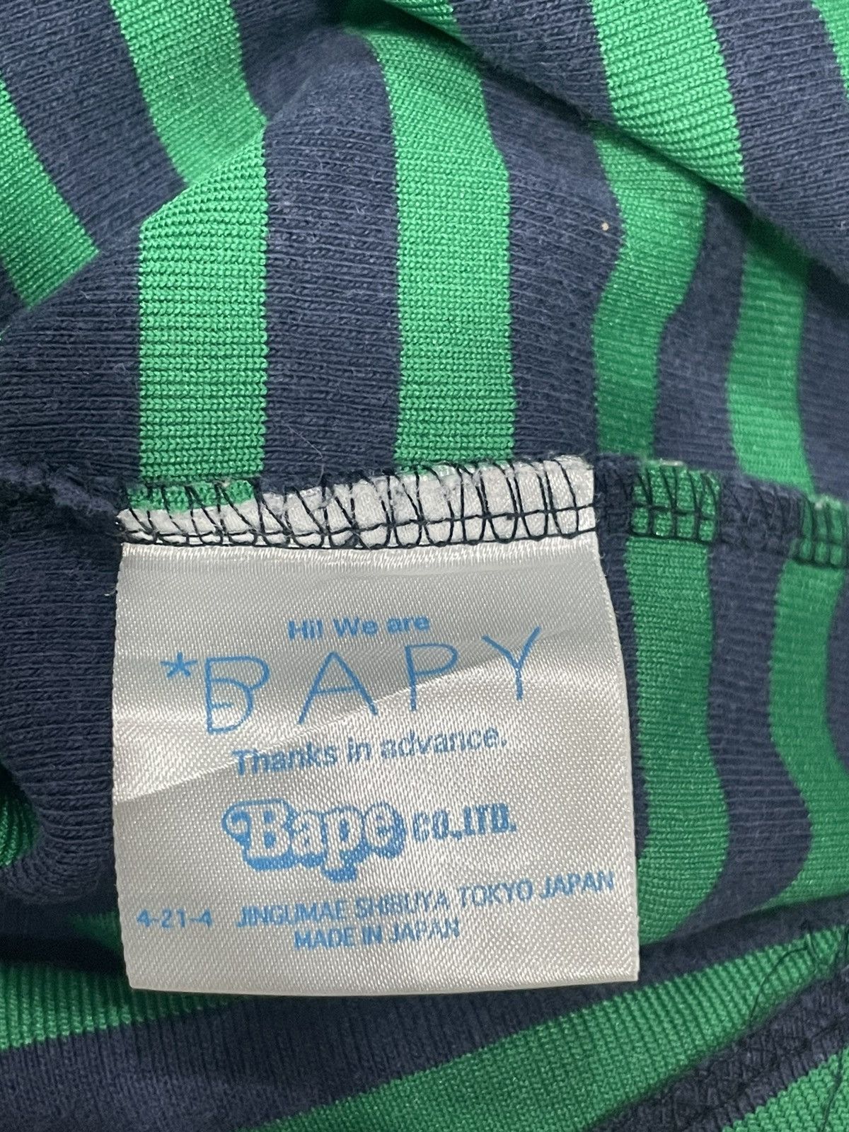 Bape Bapy Striped Long Sleeve Size S / US 4 / IT 40 - 4 Thumbnail