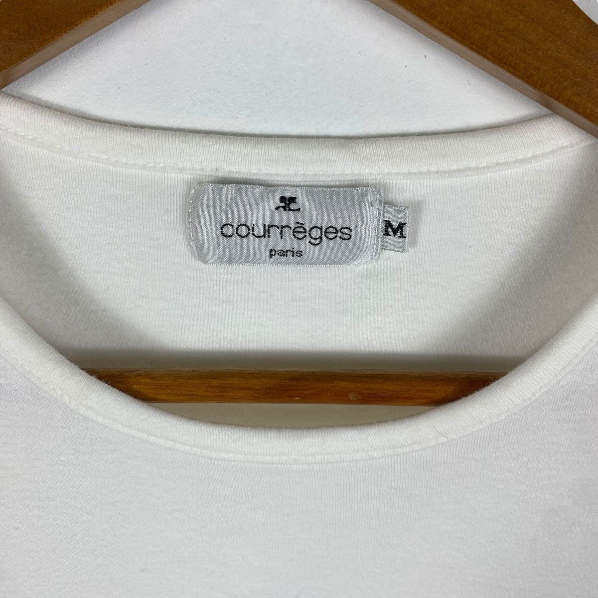 Courreges × Vintage Vintage COURREGES PARIS Multicolour Embroidery Women Tee Size M / US 6-8 / IT 42-44 - 4 Thumbnail