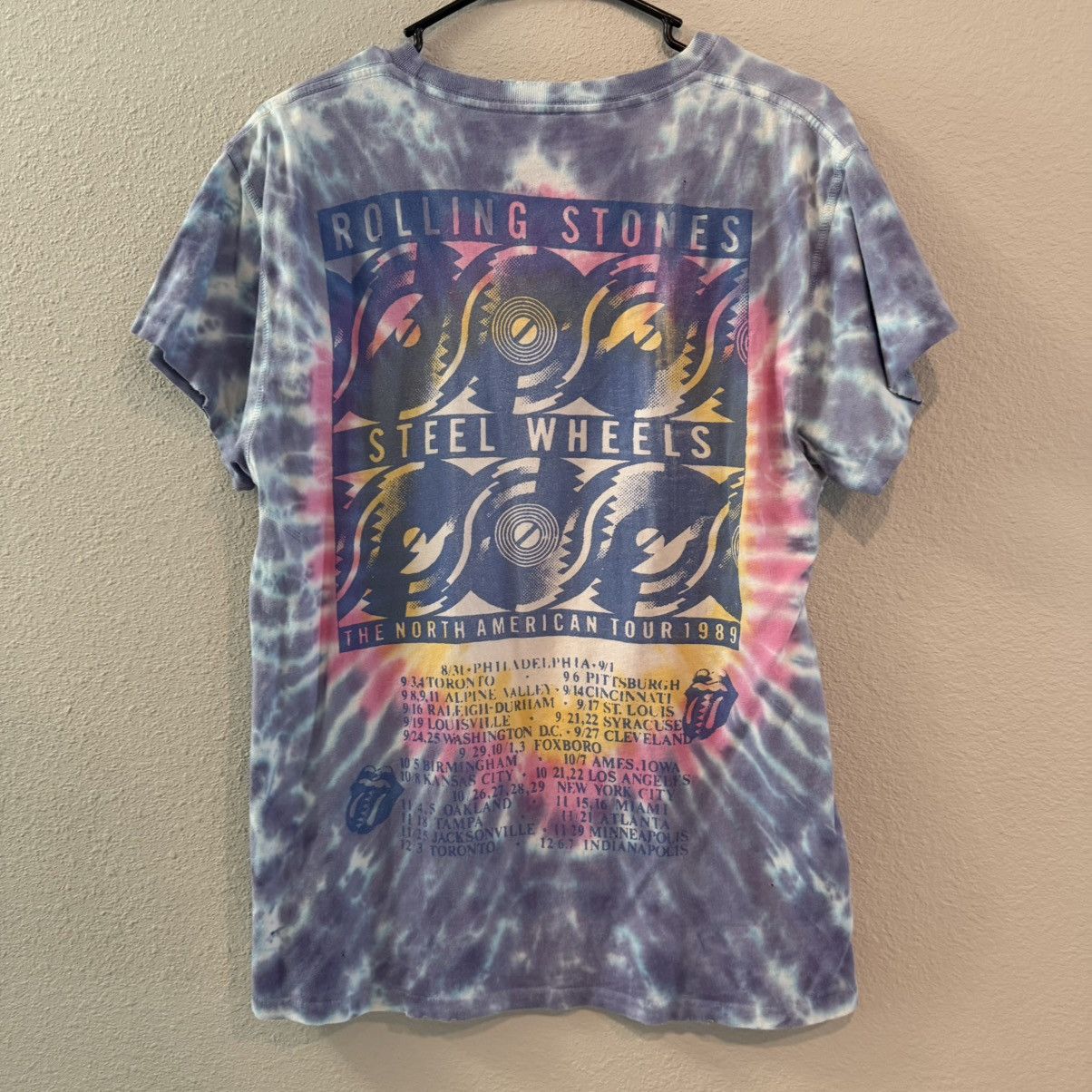 MadeWorn MadeWorn Rolling Stones Tie-Dye Tour T-Shirt Size US S / EU 44-46 / 1 - 2 Thumbnail