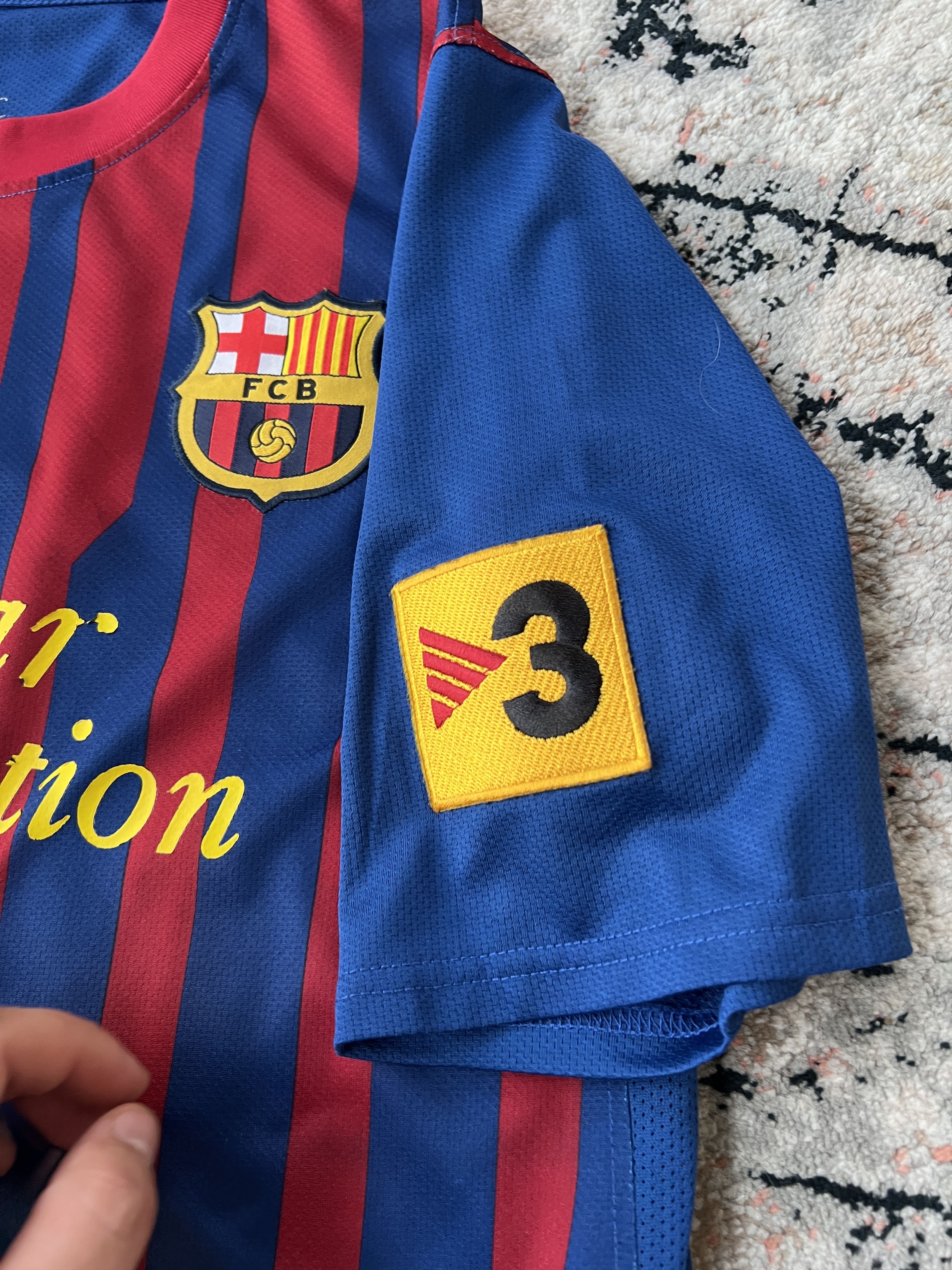 Nike Nike FC Barcelona Messi 10 Jersey Size US M / EU 48-50 / 2 - 8 Thumbnail