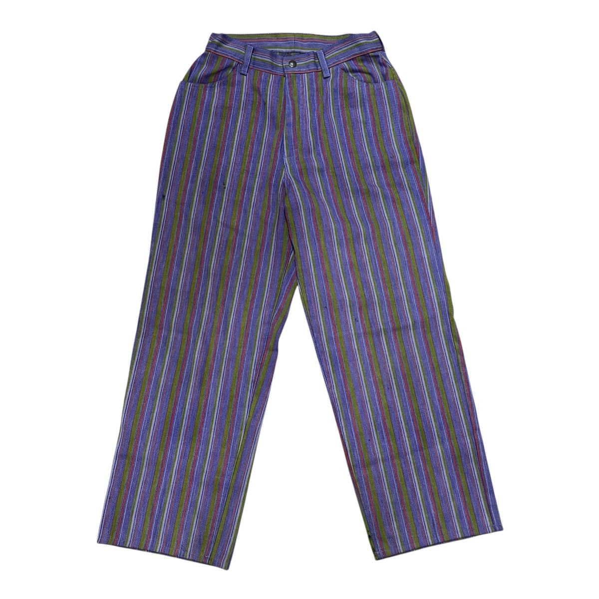 Levi's × Levi's Vintage Clothing × Vintage VINTAGE LEVIS FOR GALS STA PREST PURPLE STRIPE Size 25" / US 0 / IT 36 - 1 Thumbnail