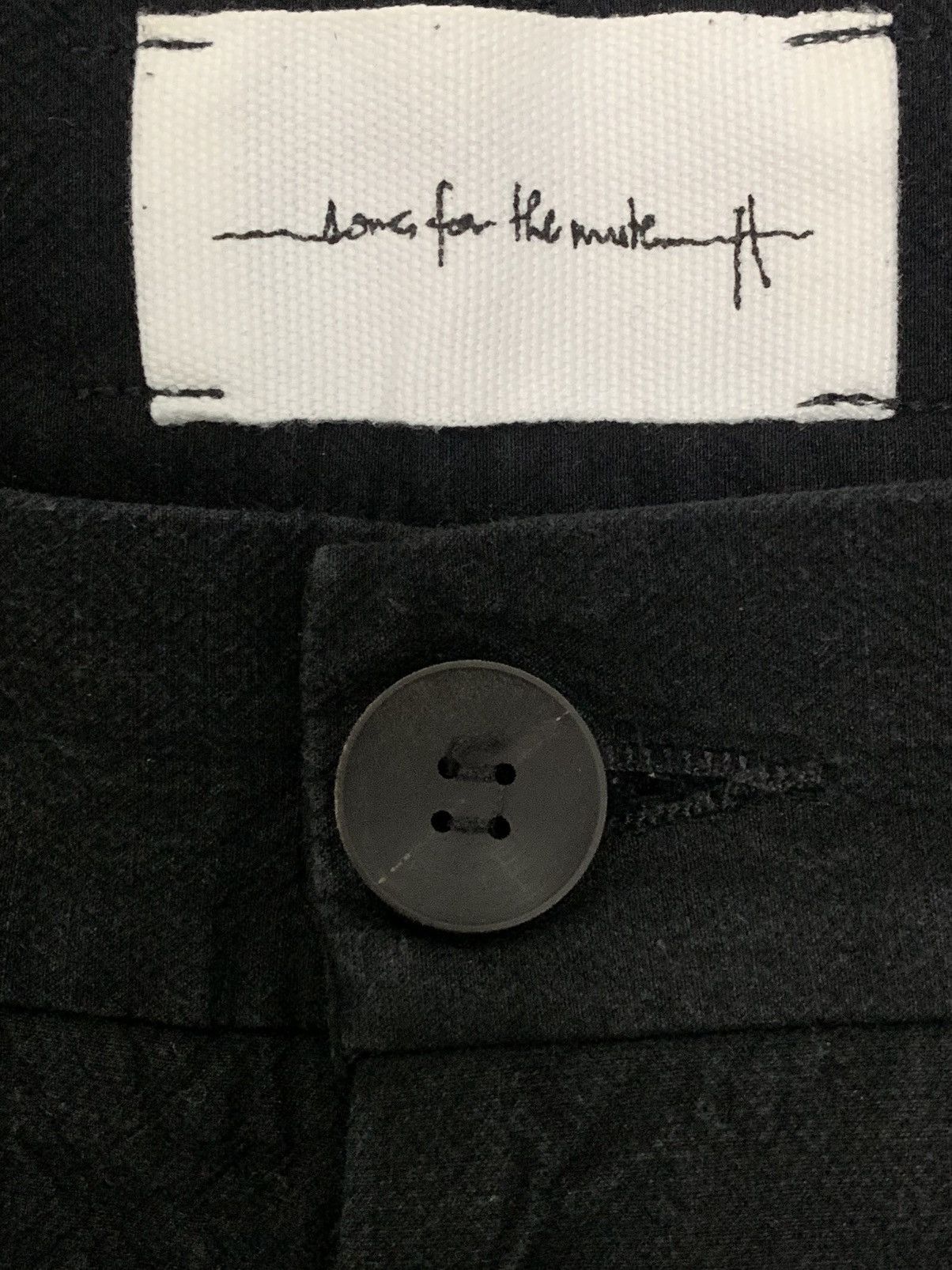 Song For The Mute SONG FOR THE MUTE TEXTURED - FALSE TWO-PIECE CROPPED PANTS Size US 32 / EU 48 - 4 Thumbnail