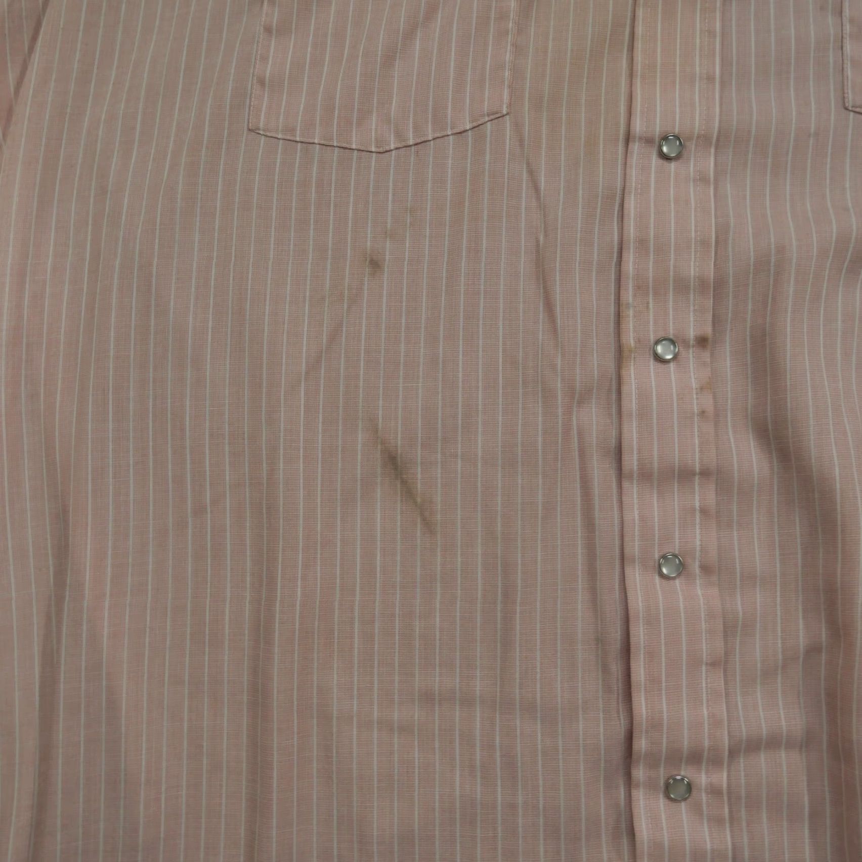 Vintage VINTAGE Panhandle Slim Shirt Mens 18 Pink Striped Pearl Snap Western Rodeo 90s Size US XXL / EU 58 / 5 - 3 Thumbnail