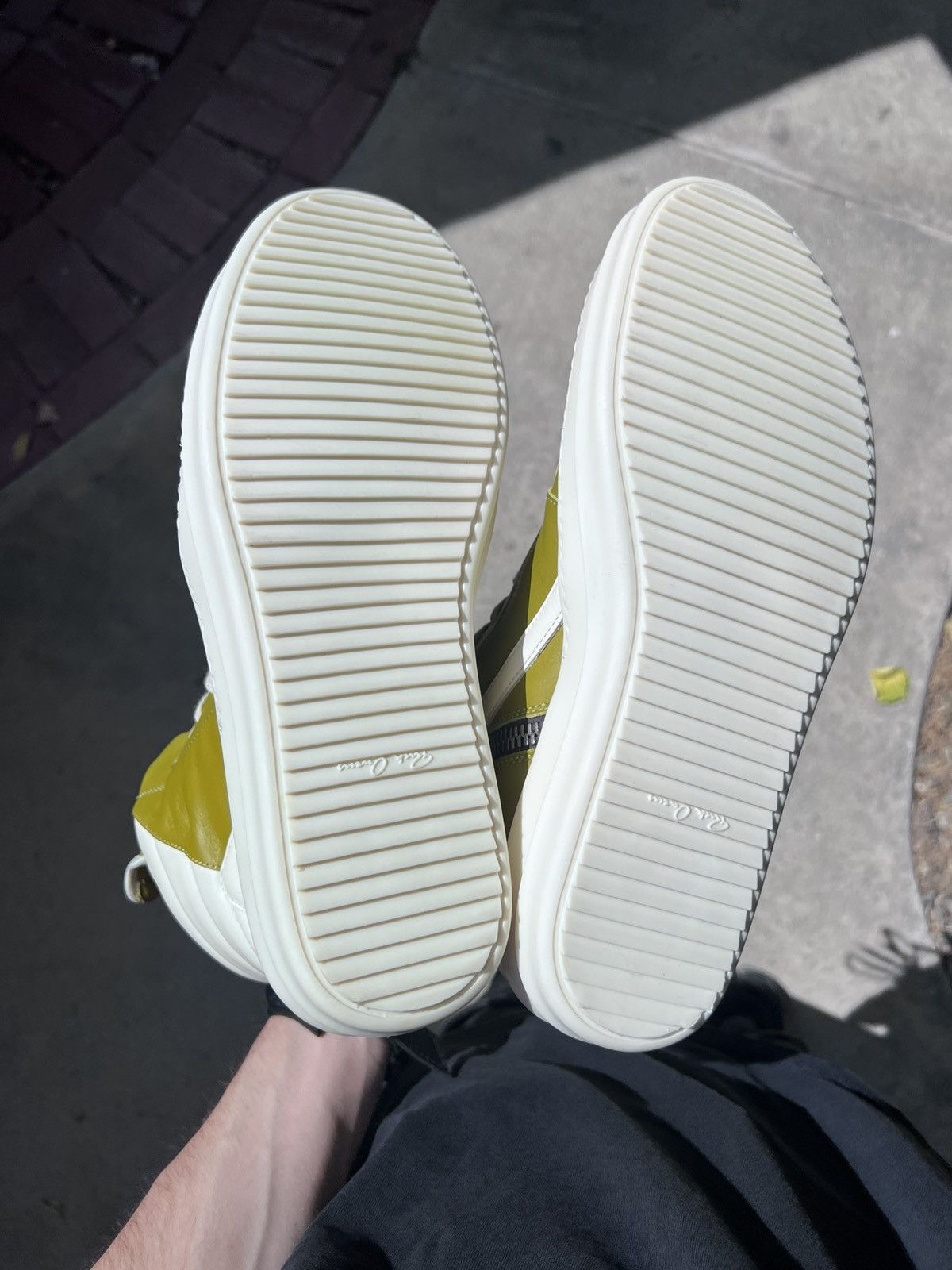 Rick Owens Olive Rick Owens Geobaskets Size US 11 / EU 44 - 9 Thumbnail