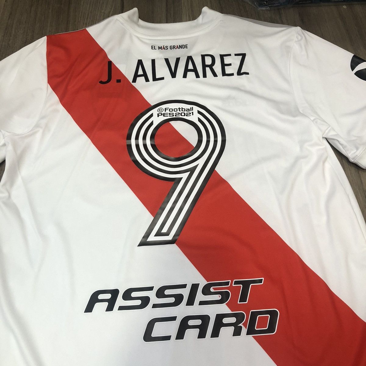 Adidas River plate 20/21 home shirt #9 J.Alvarez (Bnwt) Size US S / EU 44-46 / 1 - 5 Thumbnail