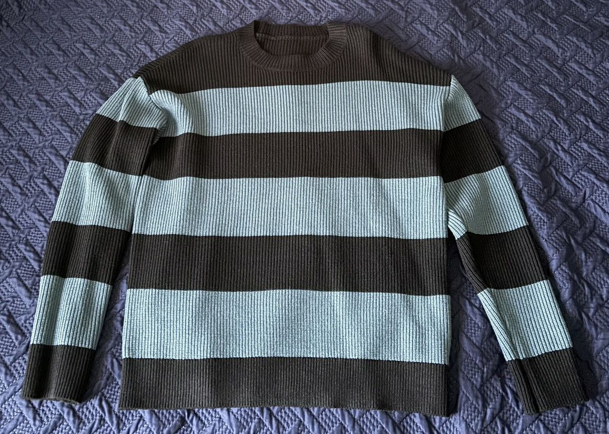 Shein Dazy x SHEIN Black and Teal Striped Sweater Size US S / EU 44-46 / 1 - 1 Thumbnail