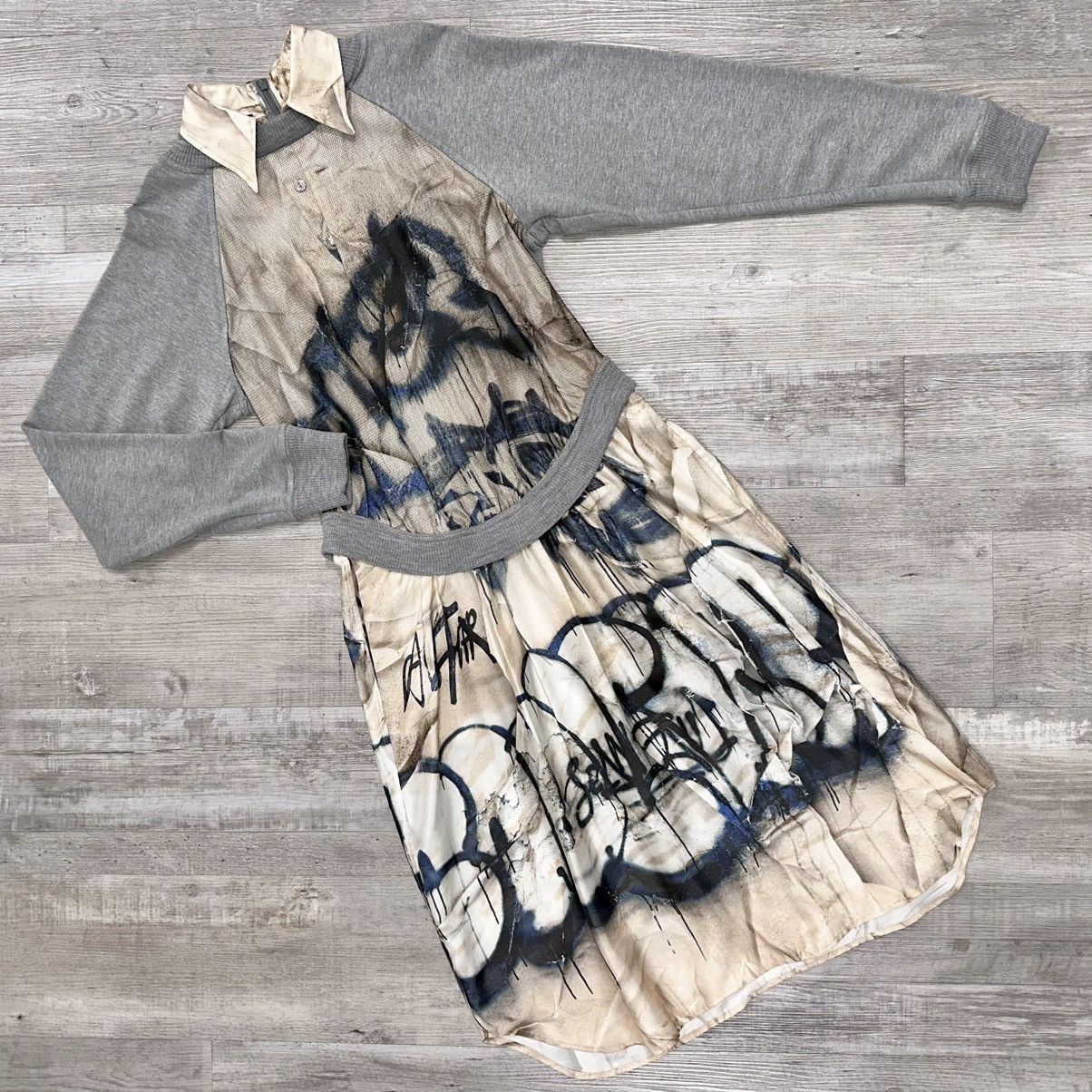 Jean Paul Gaultier RARE NWT JEAN PAUL GAULTIER GRAFFITI DRESS SIZE 4 US/38 IT Size S / US 4 / IT 40 - 1 Thumbnail