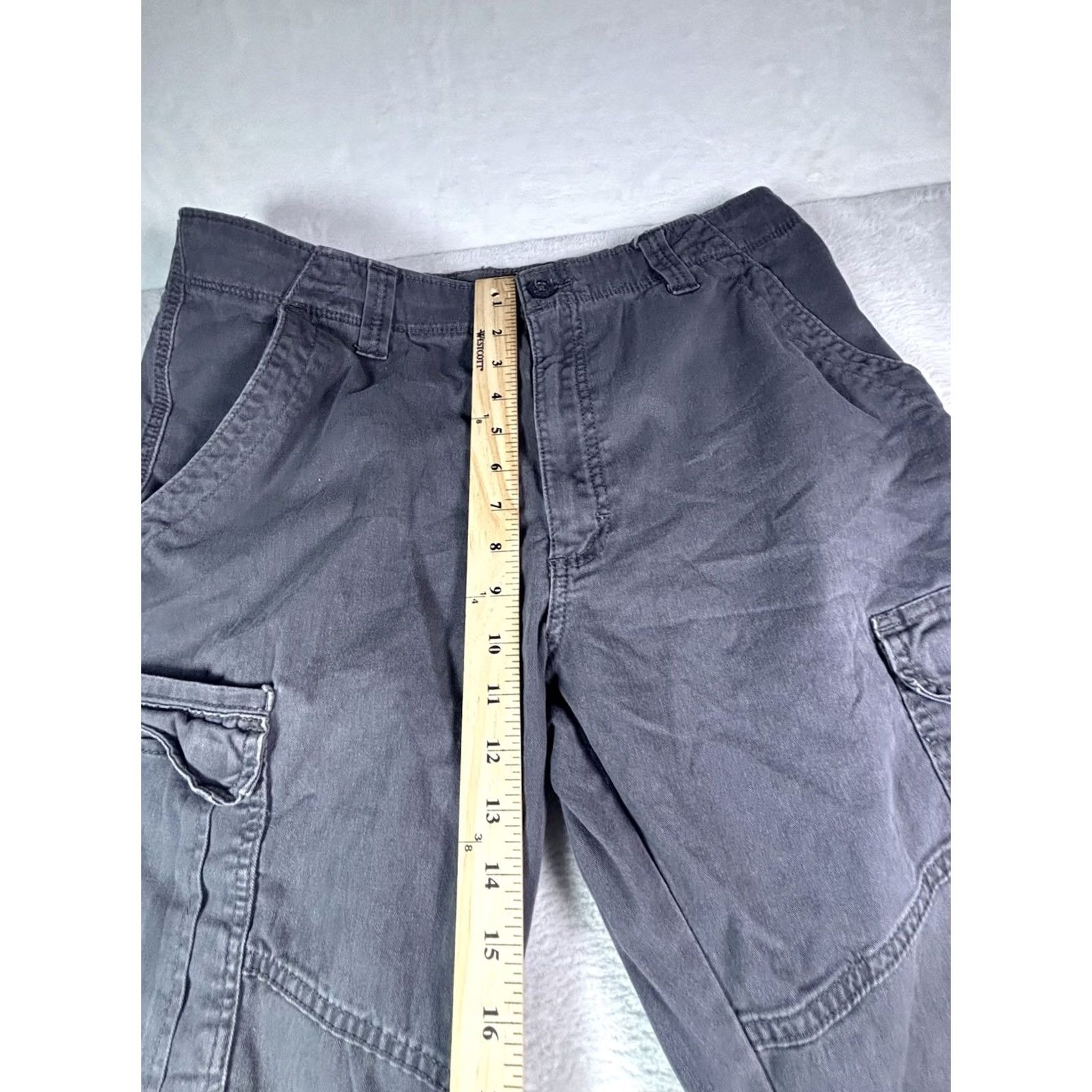 Wrangler VINTAGE Wrangler Cargo Pants 34x32 Gray Authentics Men Cargo Pants Relaxed Fit Mens Pants Gray 90s? Size US 34 / EU 50 - 3 Thumbnail