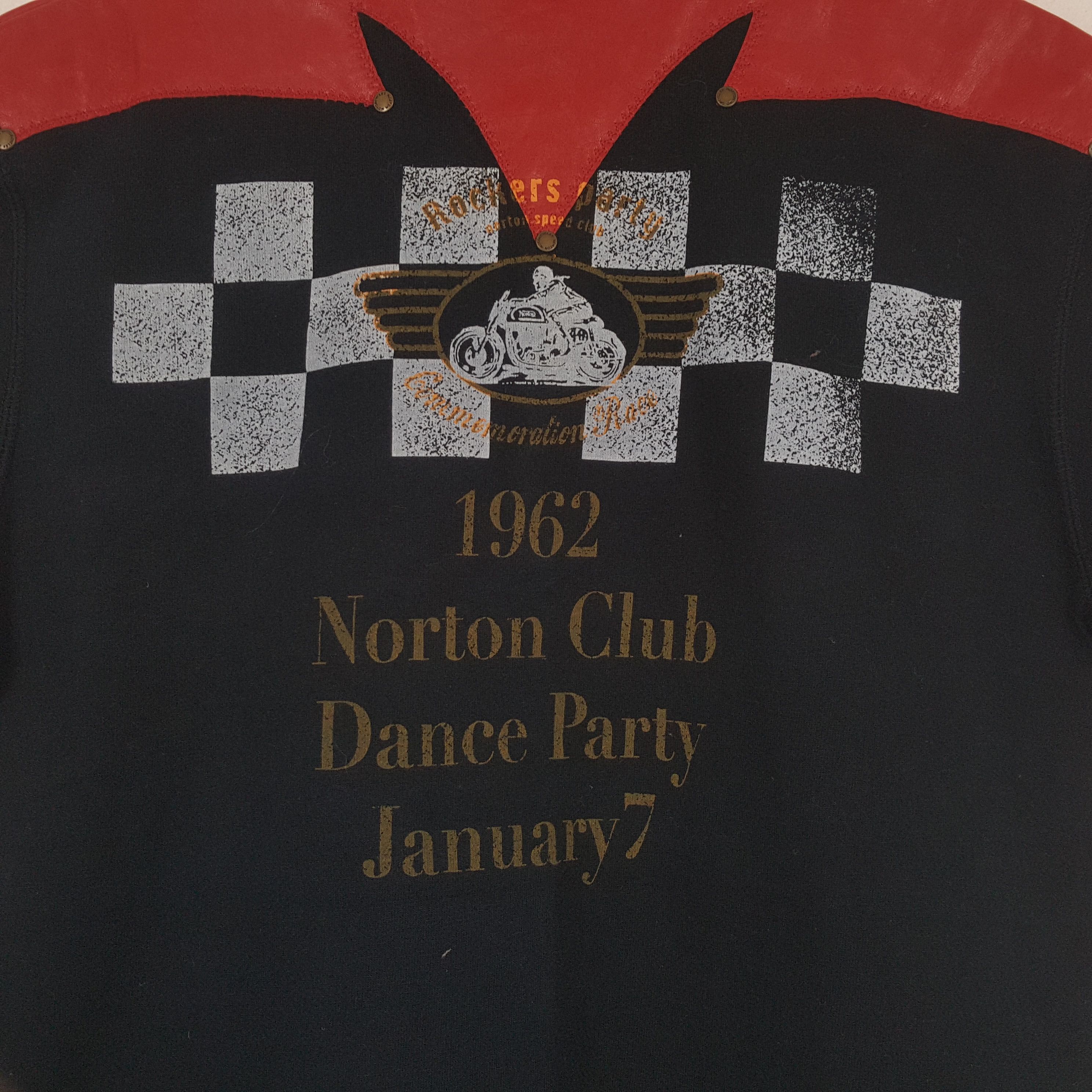 Norton × Vintage Vintage NORTON Racing Team Motorcycle T-shirt C285N1 Size US M / EU 48-50 / 2 - 2 Thumbnail