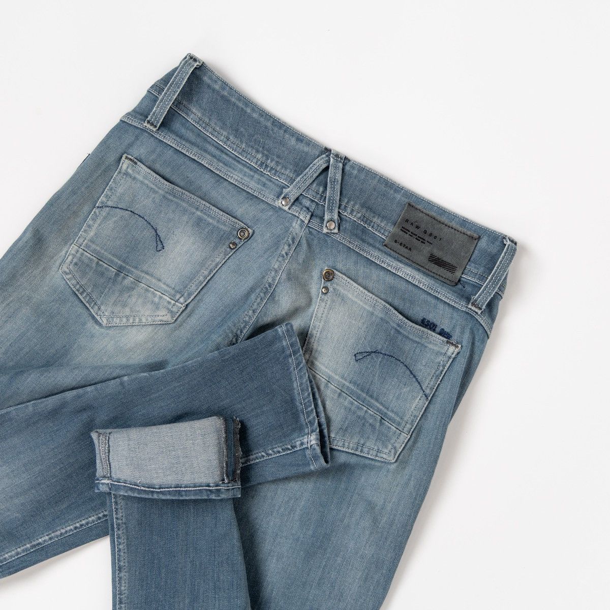 G-Star G-Star Raw Lynn Skinny Womens Blue Jeans Mid Rise Stretch Size 27" / US 4 / IT 40 - 4 Thumbnail