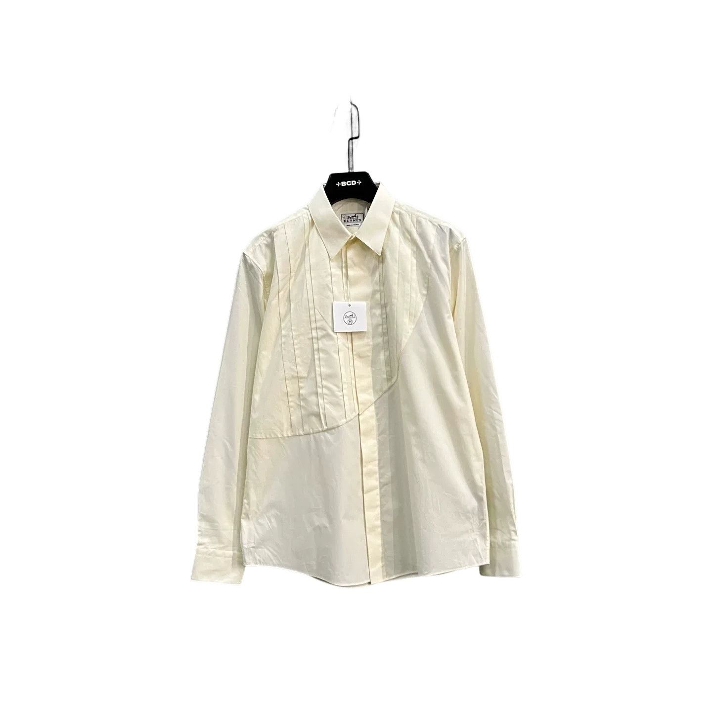 Hermes Hermes Panelled Long Sleeve Shirt 39 Size US M / EU 48-50 / 2 - 1 Thumbnail