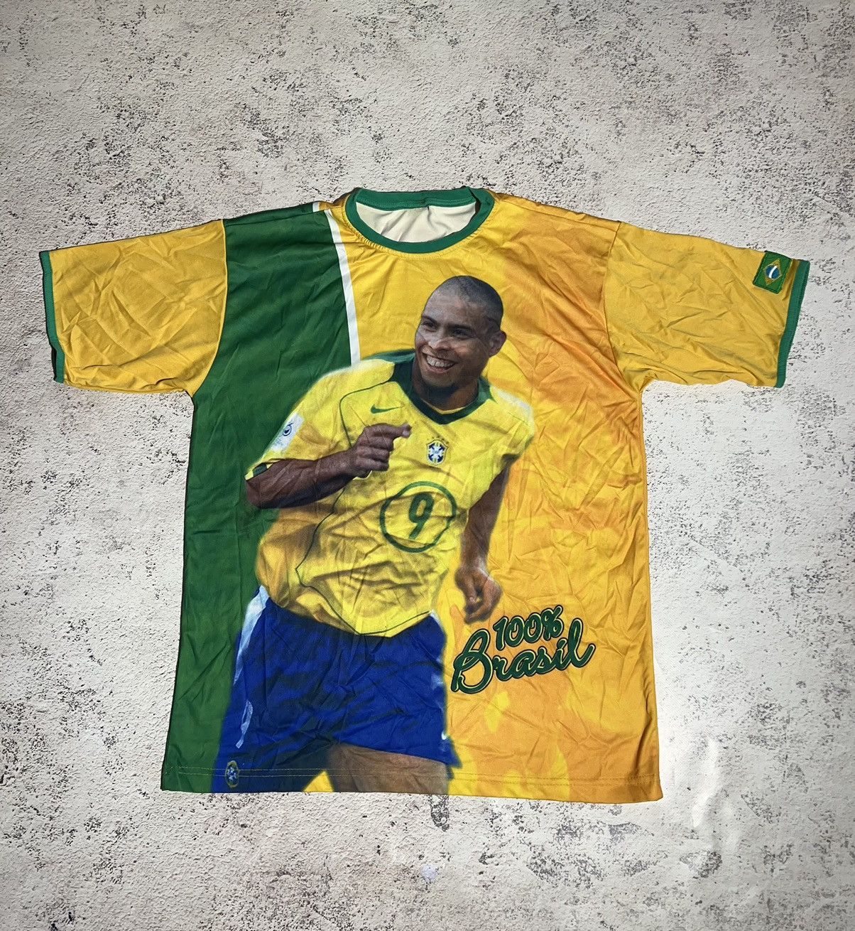 Vintage Vintage Ronaldo Brazil al occer Shirt football jersey rare Size US M / EU 48-50 / 2 - 1 Thumbnail