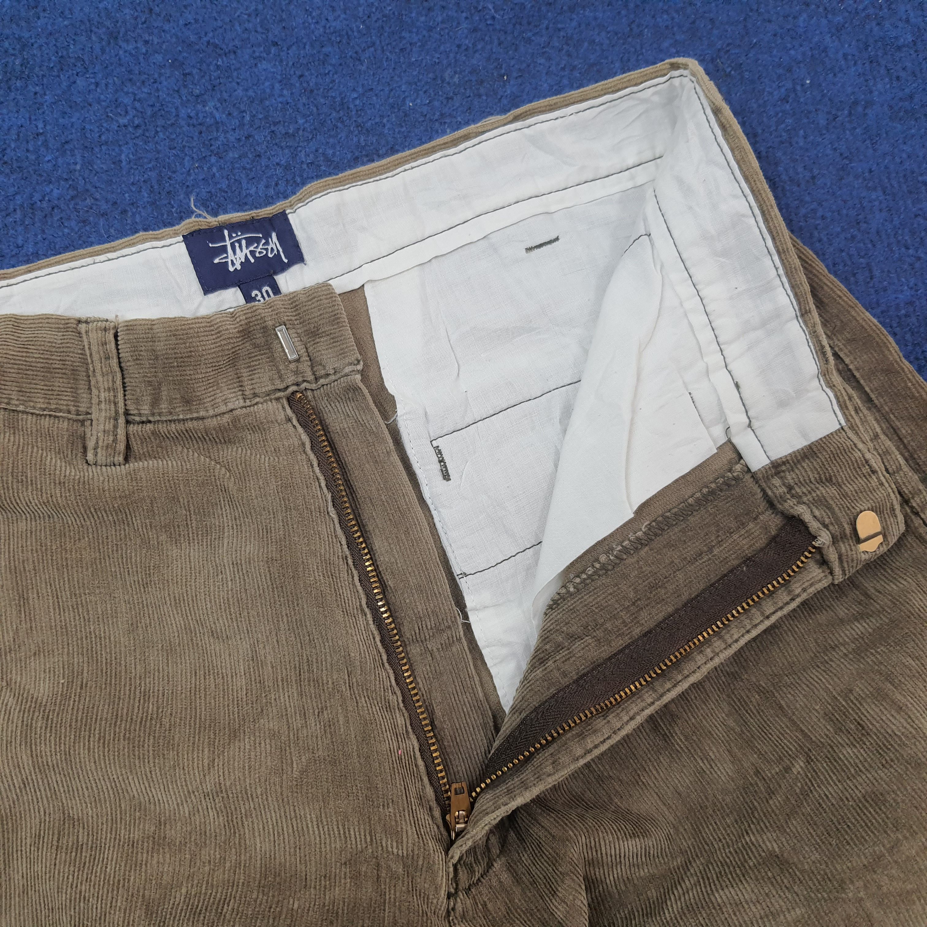 Stussy Vintage Stussy Corduroy Streetwear Custom Logo Pants C228N25 Size US 29 - 5 Thumbnail