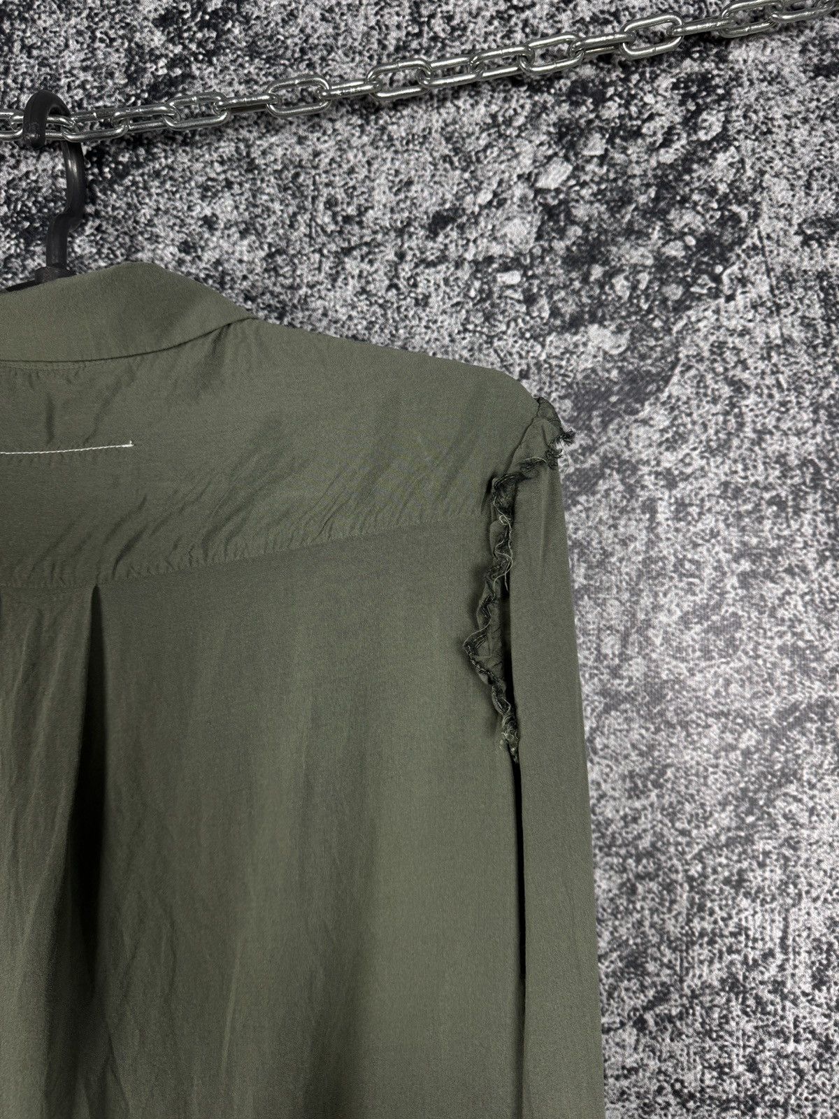 Maison Margiela Maison Margiela Paris Long Sleeve Designer Shirt Button Up Size S / US 4 / IT 40 - 14 Thumbnail
