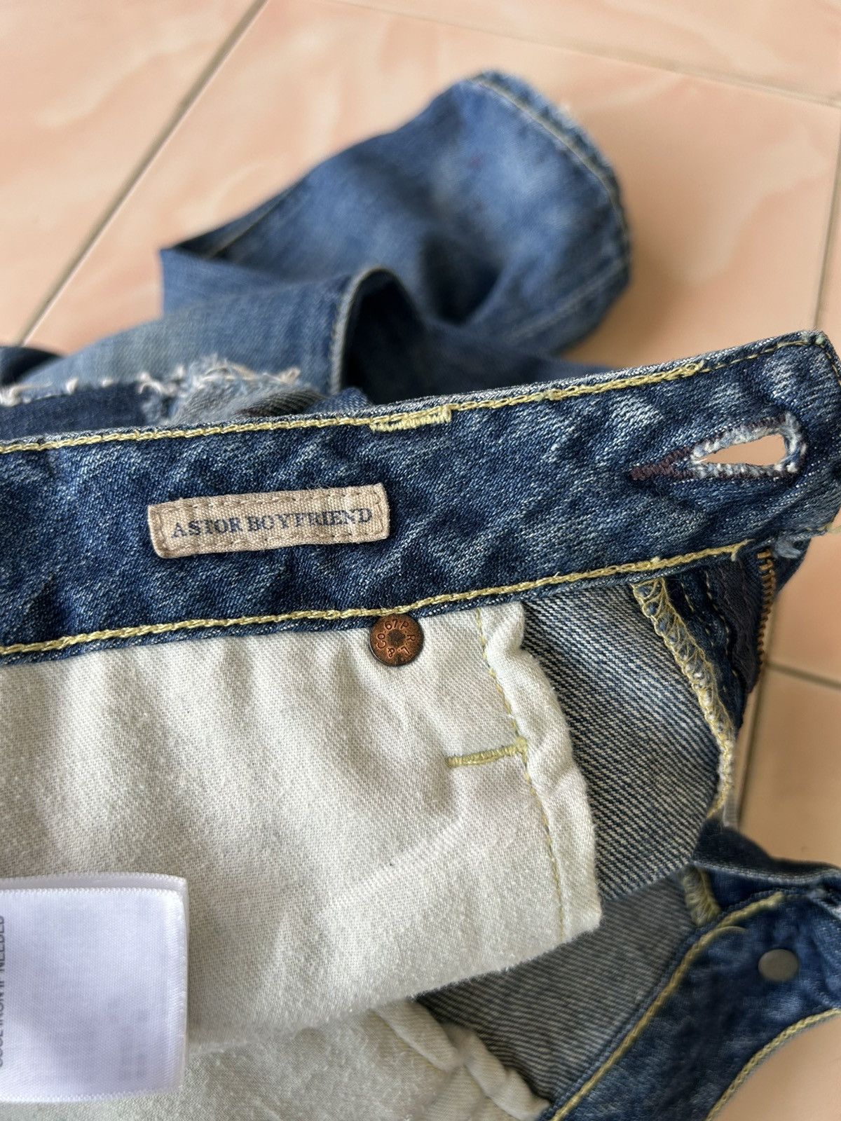 Polo Ralph Lauren Polo Ralph Lauren Astor Boyfriend Slim Fit Patchwork Jeans Size US 26 / EU 42 - 14 Thumbnail
