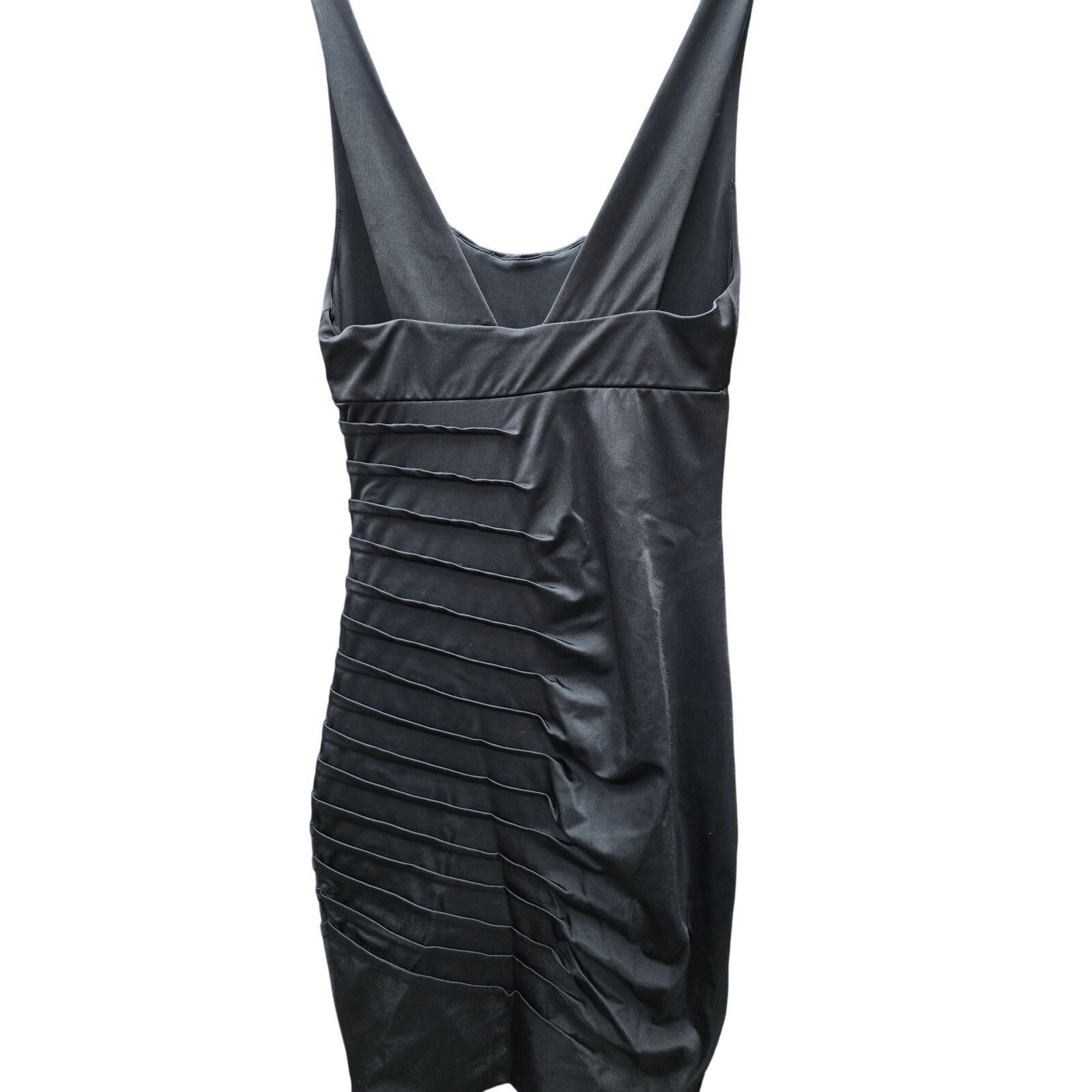 Bebe Bebe Black XS Rouched Dress Size XS / US 0-2 / IT 36-38 - 4 Thumbnail