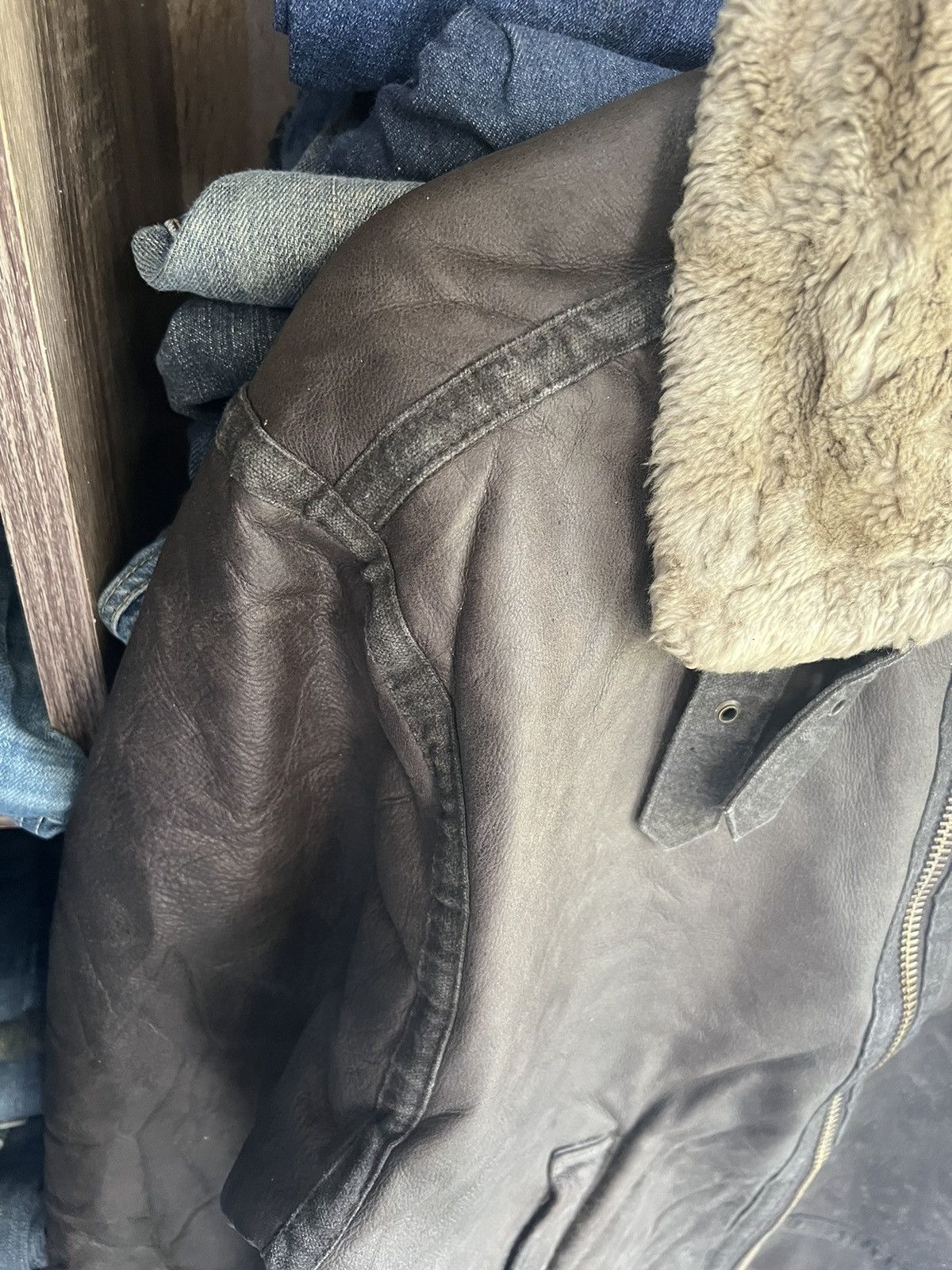 Other 🔥Vintage Redskins B-2 Shearling Jacket Size US S / EU 44-46 / 1 - 5 Thumbnail