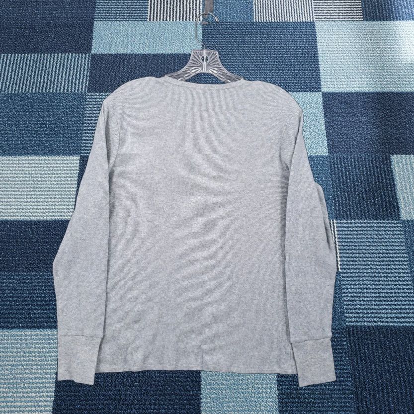 Victoria's Secret Victoria's Secret Sweater Womens M Gray Waffle-Knit Pullover V-Neck Long Sleeve Knit Shirt Size M / US 6-8 / IT 42-44 - 1 Thumbnail