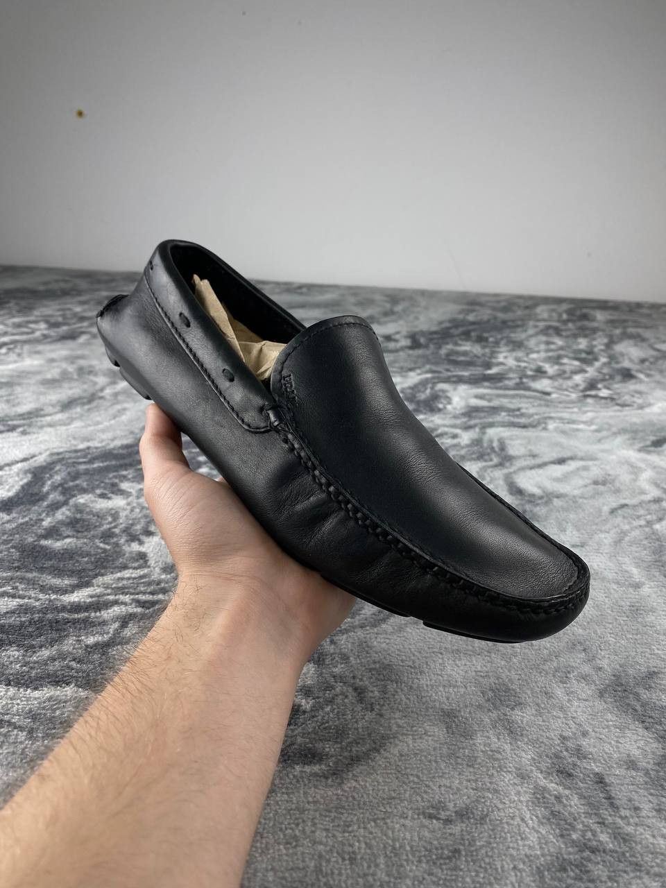 Prada Vintage Prada Leather Loafers Men Size 7 Black Size US 7 / EU 40 - 3 Thumbnail