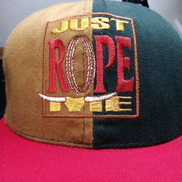 Vintage Vintage Just Rope Me Rodeo Country Nike Parody Hat Cap Size ONE SIZE - 2 Thumbnail