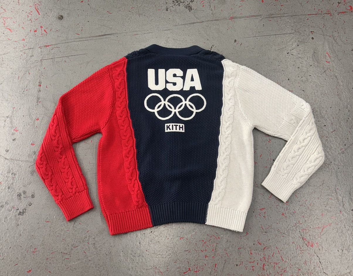 Kith Kith Team USA Cable Knit Cardigan Size Large Size US L / EU 52-54 / 3 - 1 Thumbnail