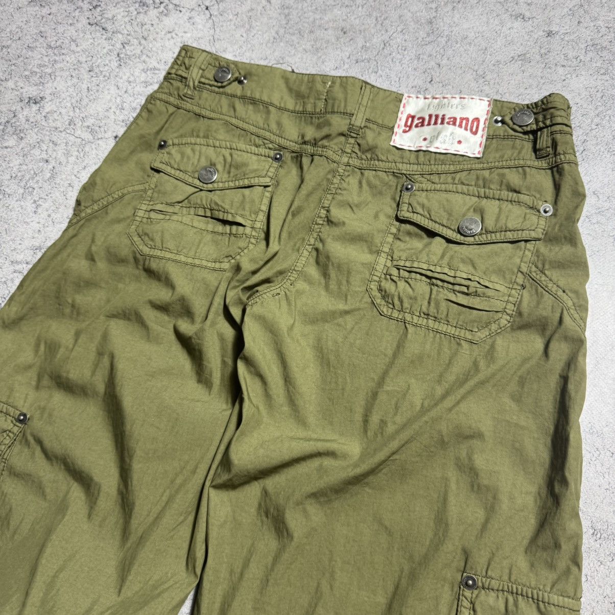 John Galliano NEW Galliano Rare Fighters Club Cargo Pants Size 24" / US 00 / IT 34 - 6 Thumbnail