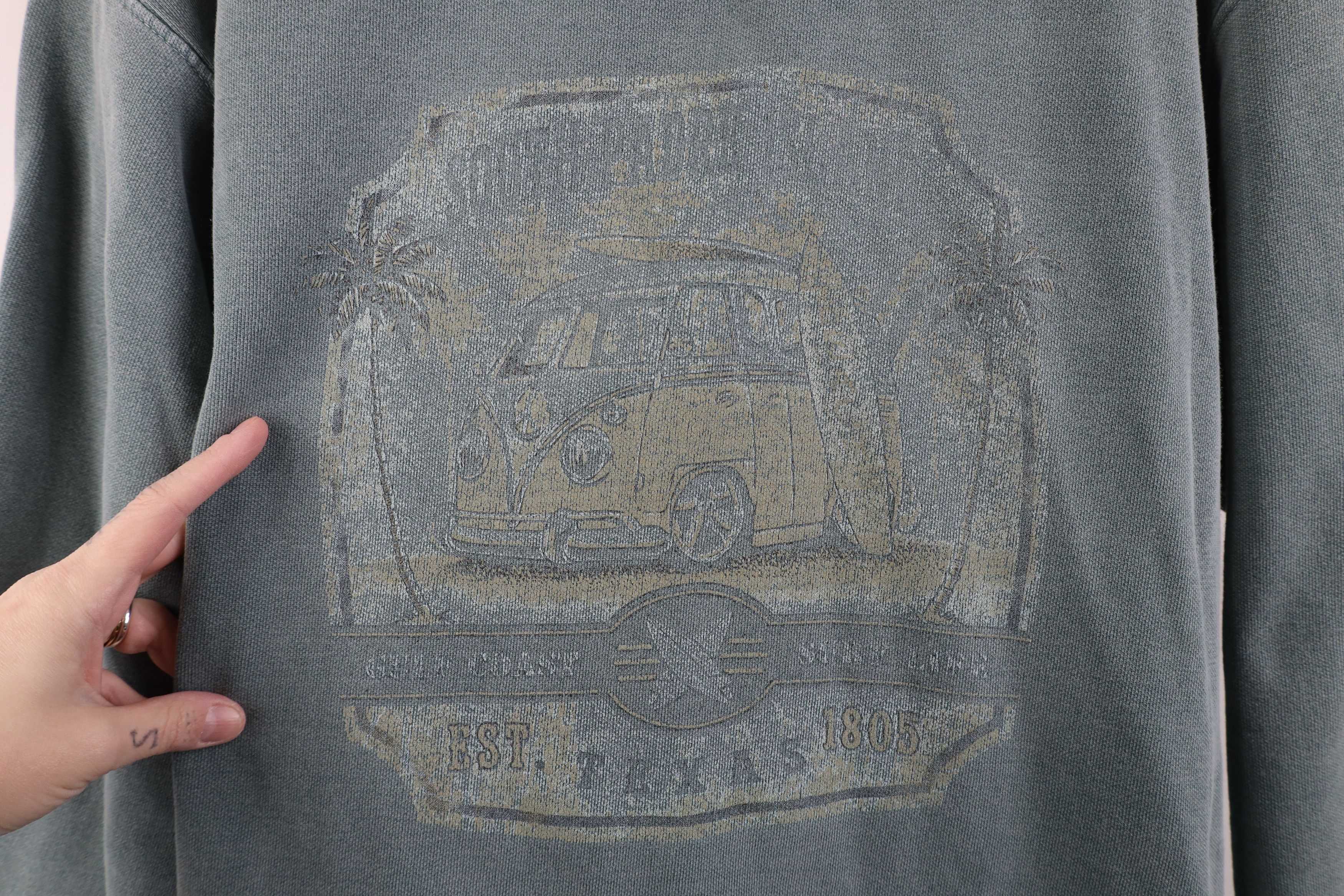 Vintage Vintage 90s Y2K Streetwear South Padre Island Sweatshirt Size US L / EU 52-54 / 3 - 4 Thumbnail