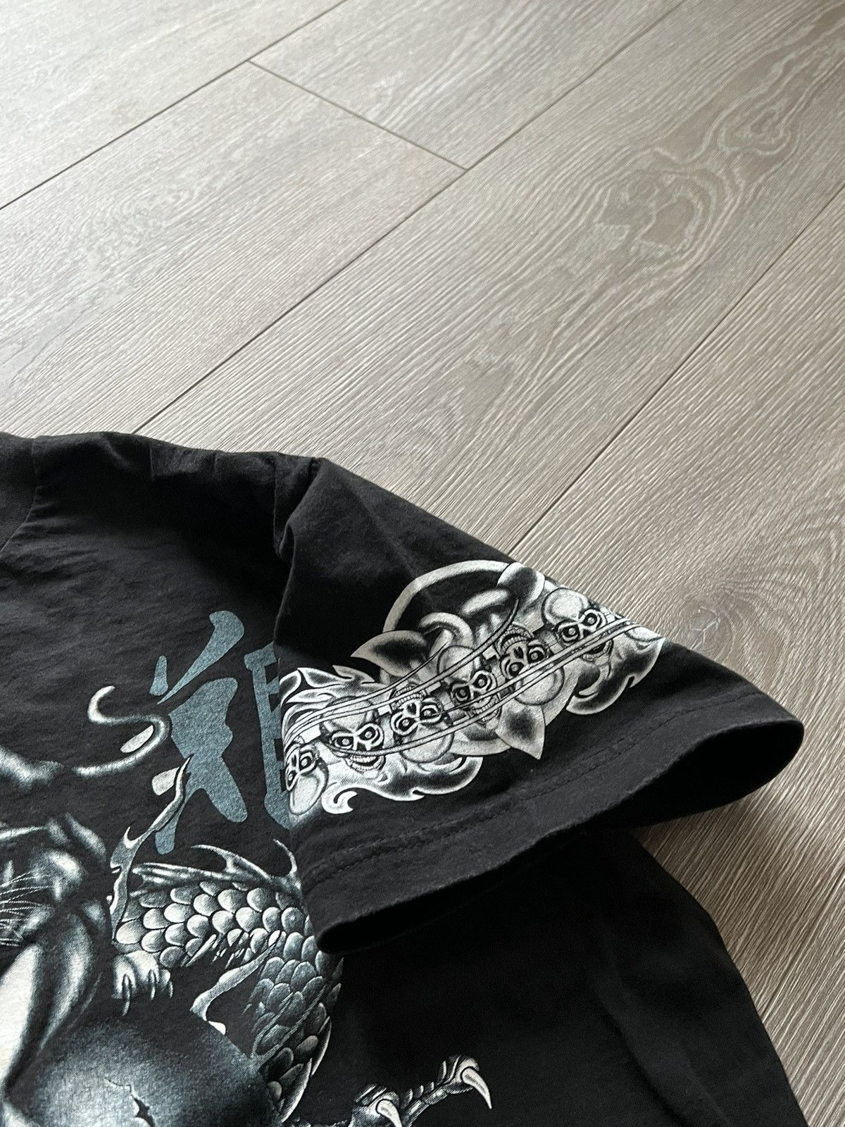 Japanese Brand × Vintage Vintage 💥 Dragon Japanese T-Shirt Tee yin yang Japan Size US L / EU 52-54 / 3 - 12 Thumbnail