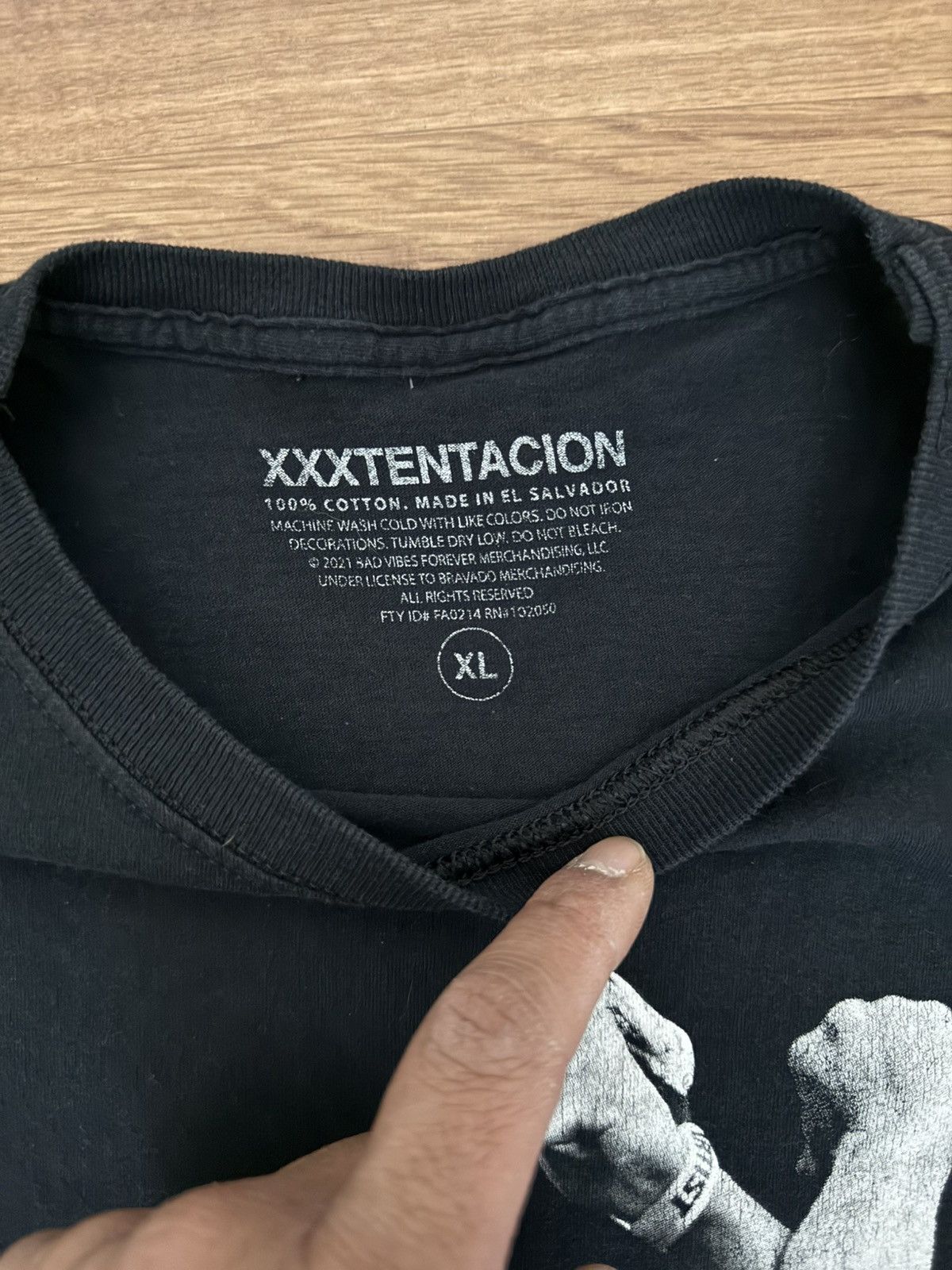 Vintage XXX tentacion tshirt concert promo shirt Size US XL / EU 56 / 4 - 3 Thumbnail